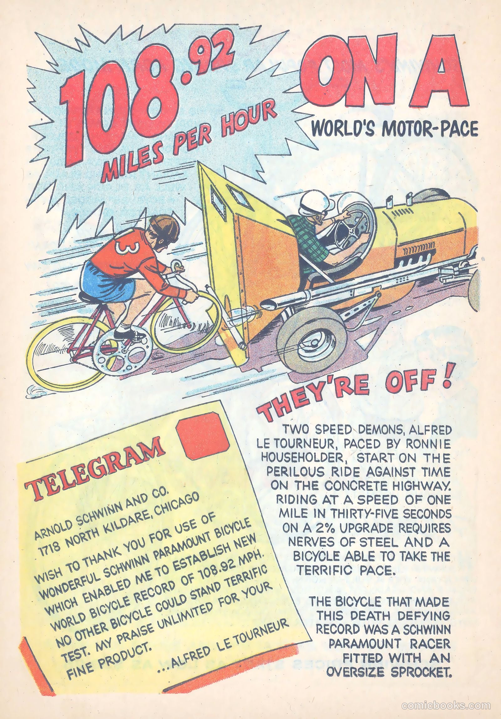 Schwinn Bike Thrills #nn (1959) — page 31 of 42