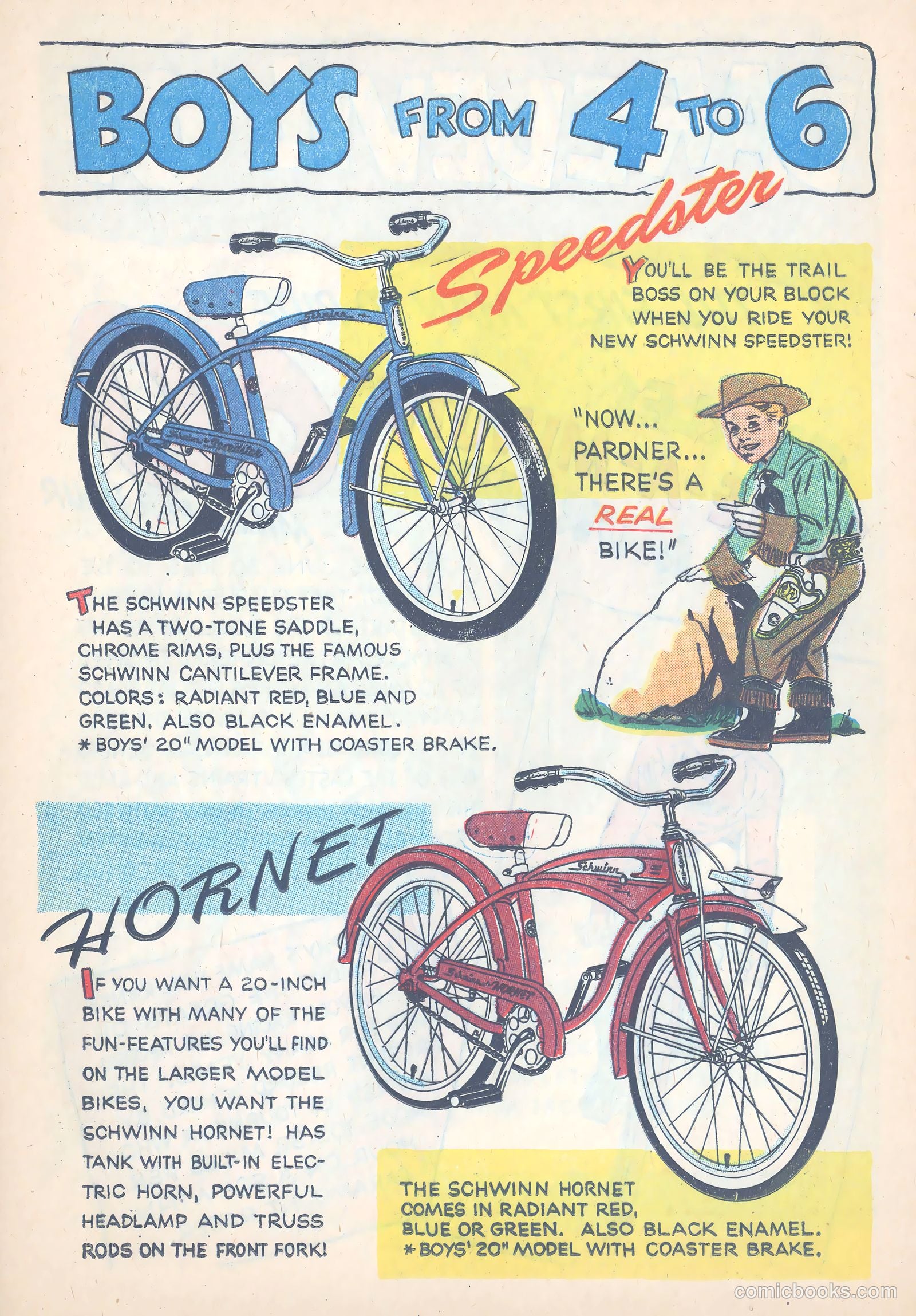 Schwinn Bike Thrills #nn (1959) — page 38 of 42