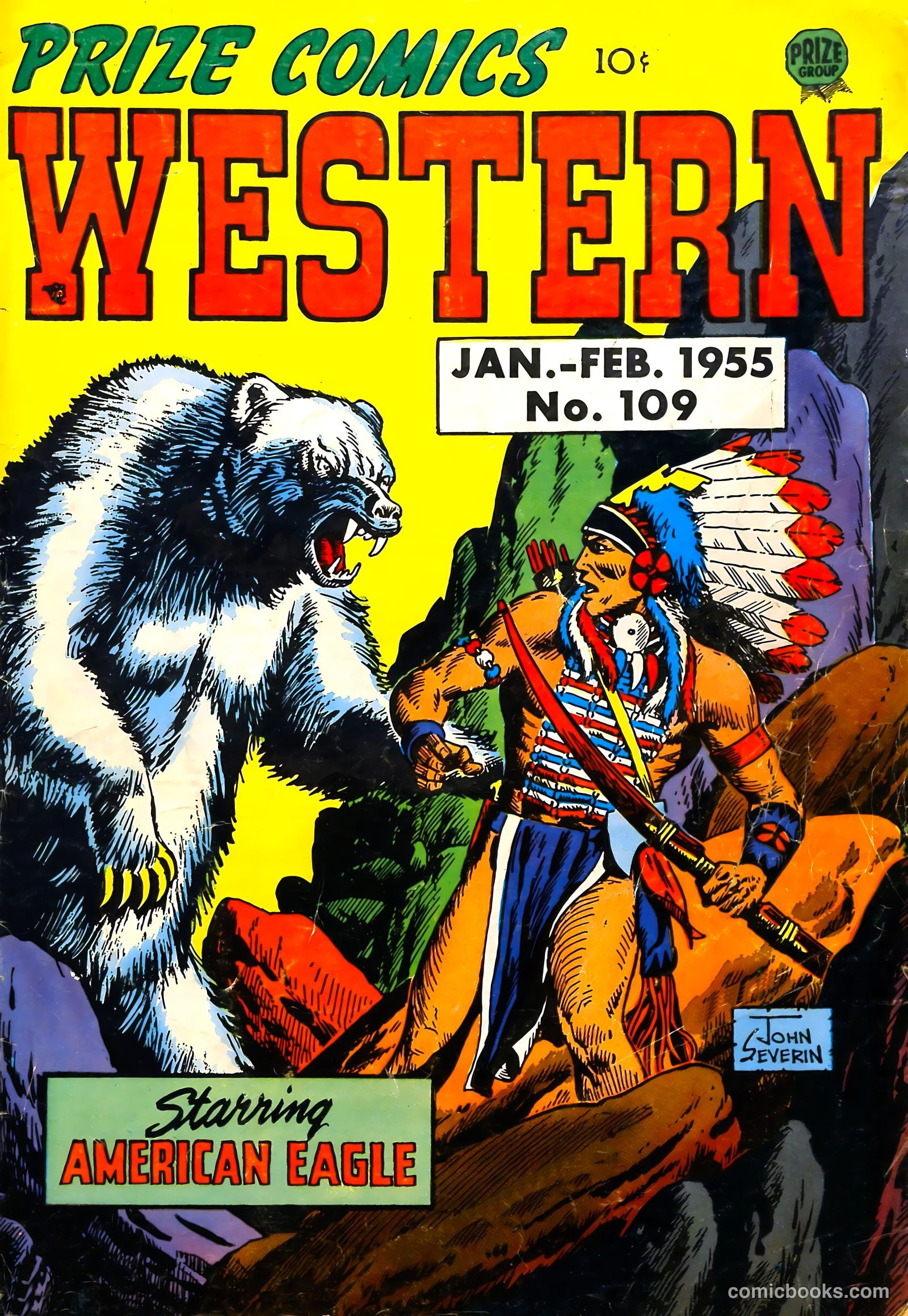 Prize Comics Western #109
