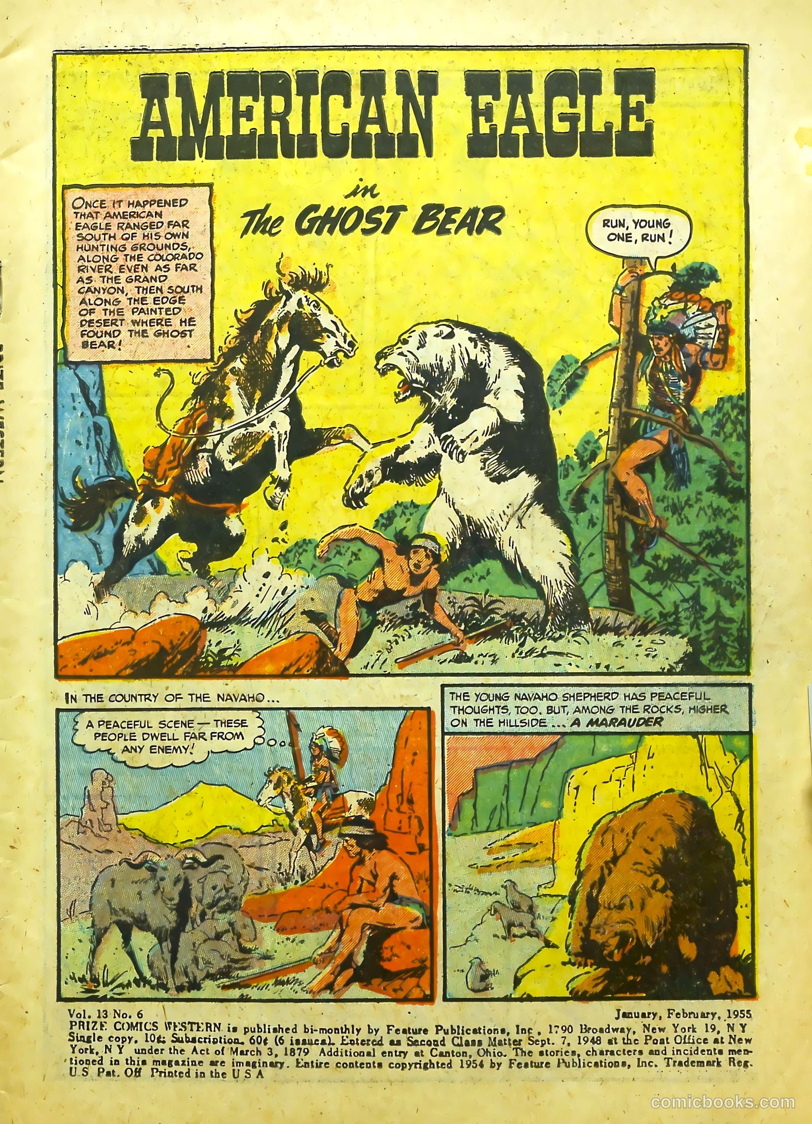 Prize Comics Western #109 (1950) — page 3 of 37