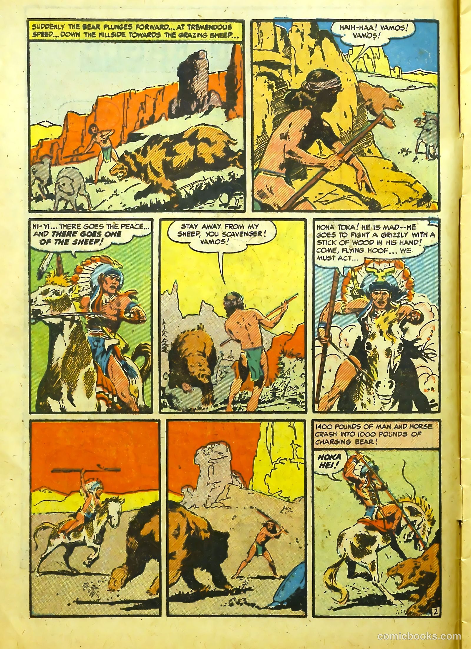 Prize Comics Western #109 (1950) — page 4 of 37