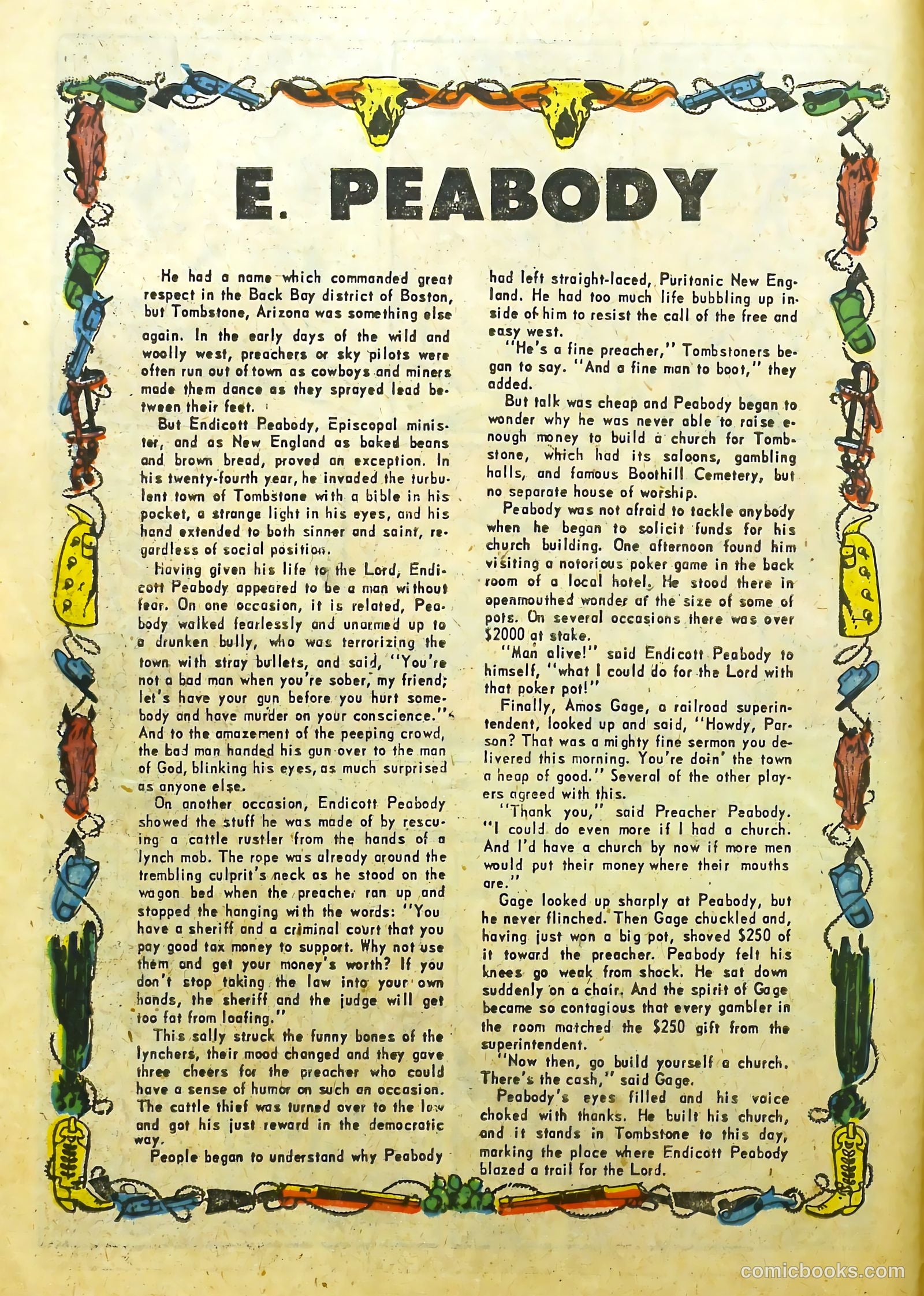 Prize Comics Western #109 (1950) — page 10 of 37