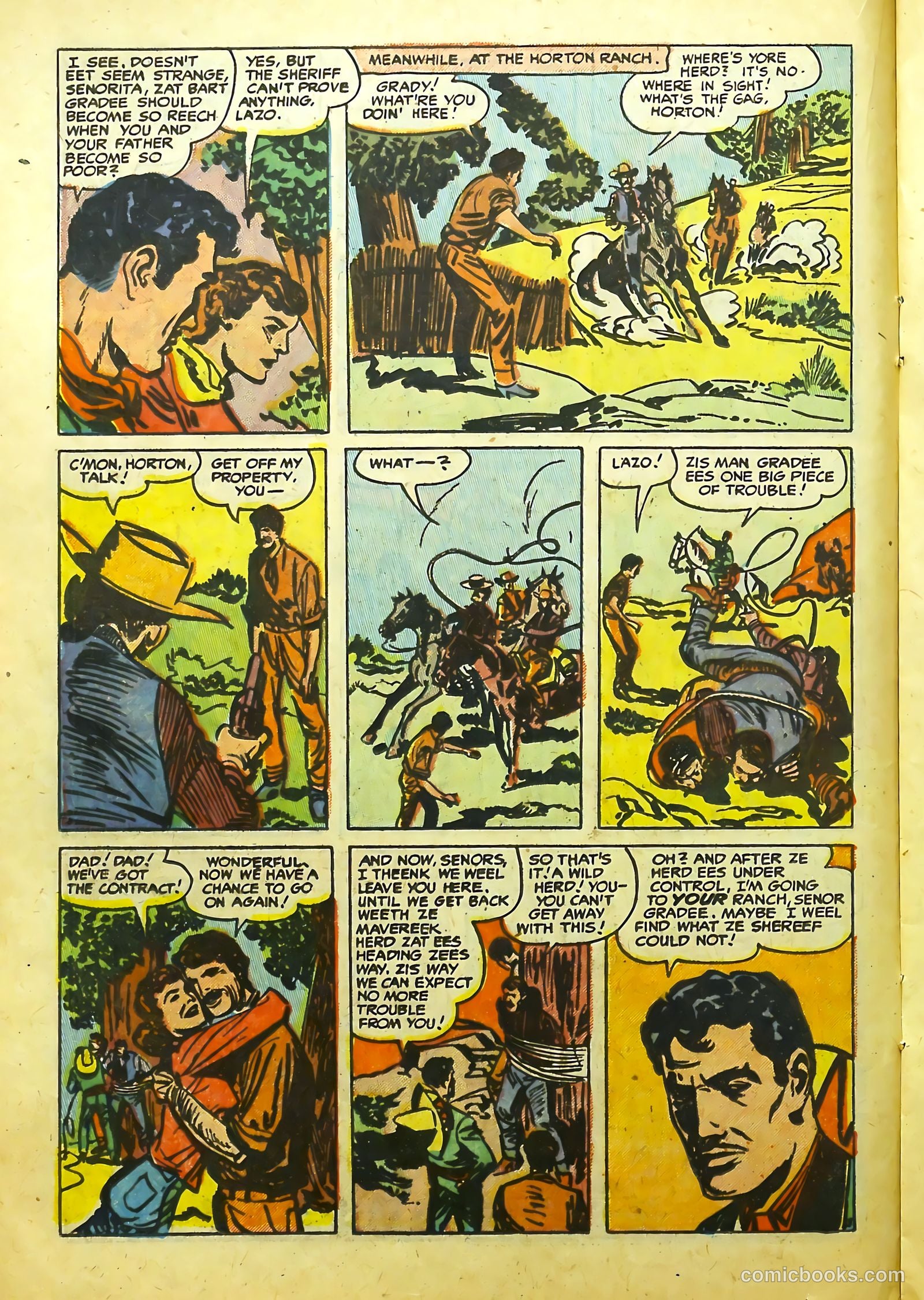Prize Comics Western #109 (1950) — page 16 of 37