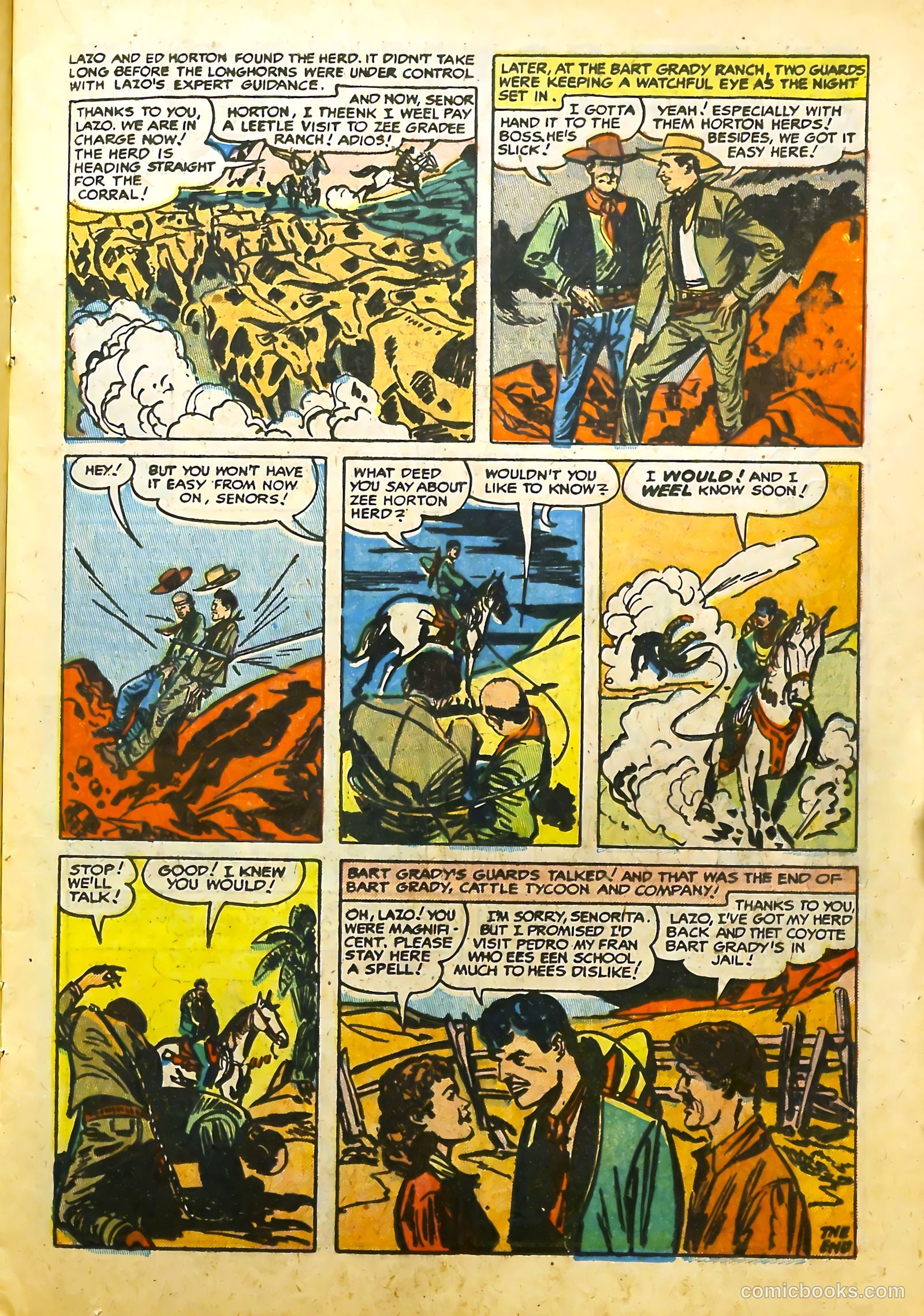 Prize Comics Western #109 (1950) — page 17 of 37