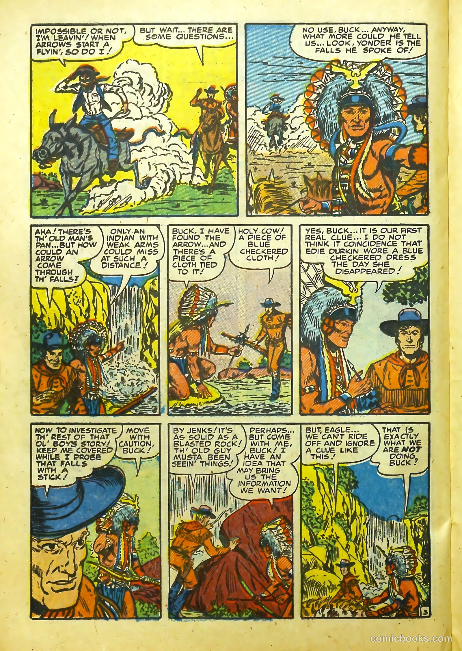Prize Comics Western #109 (1950) — page 20 of 37