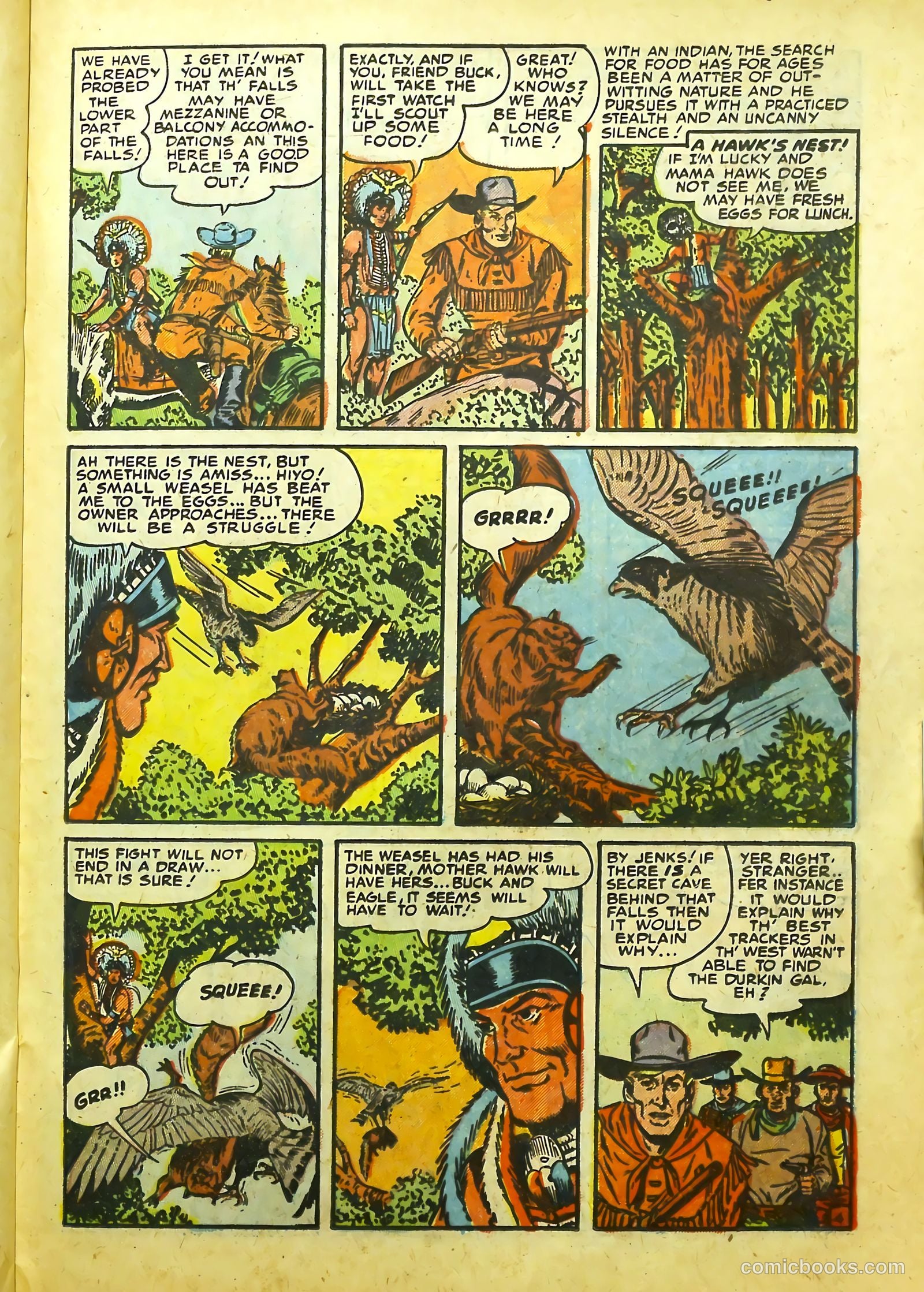 Prize Comics Western #109 (1950) — page 21 of 37