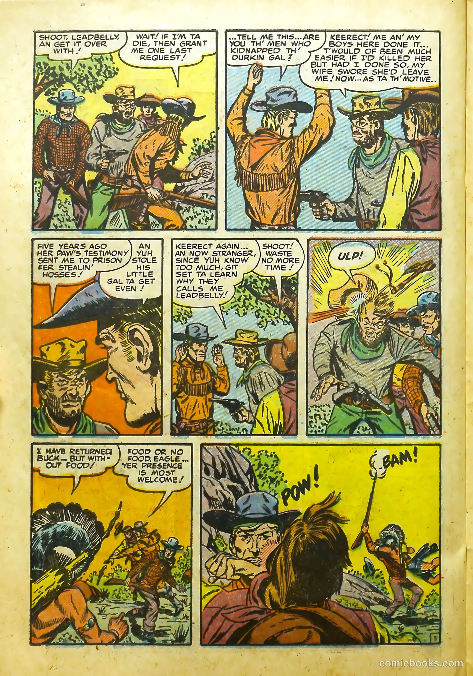 Prize Comics Western #109 (1950) — page 22 of 37