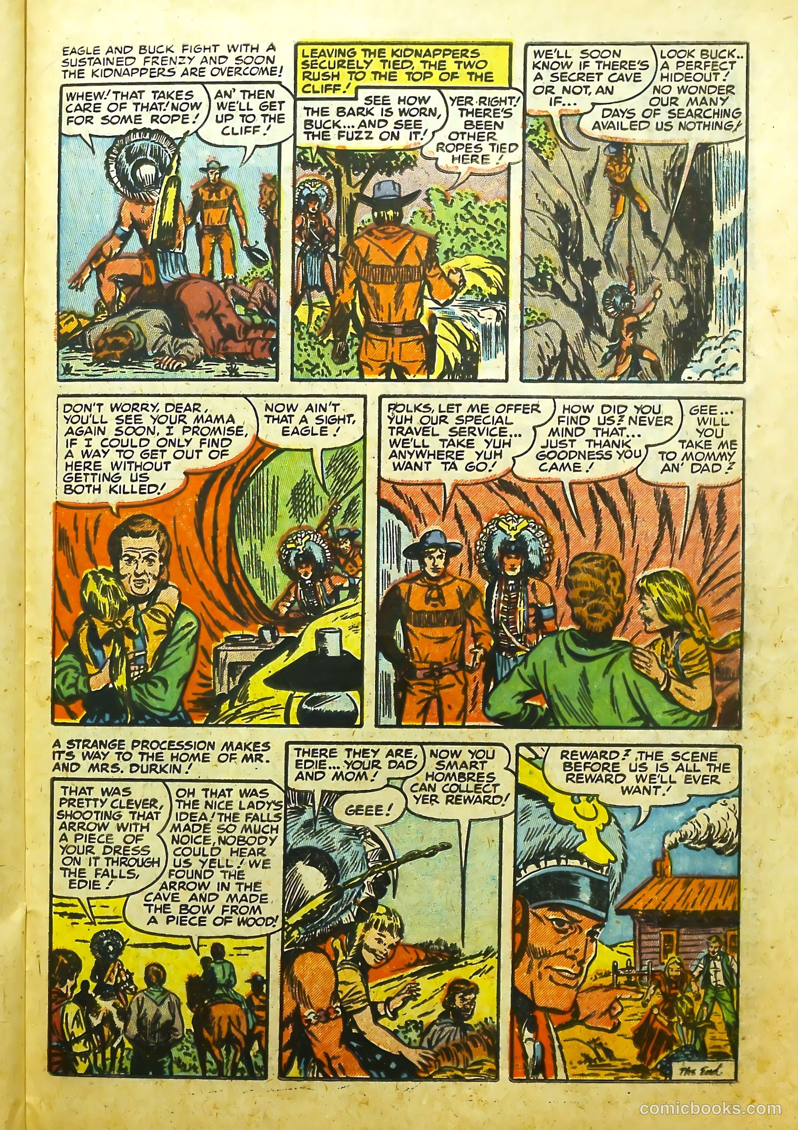 Prize Comics Western #109 (1950) — page 23 of 37