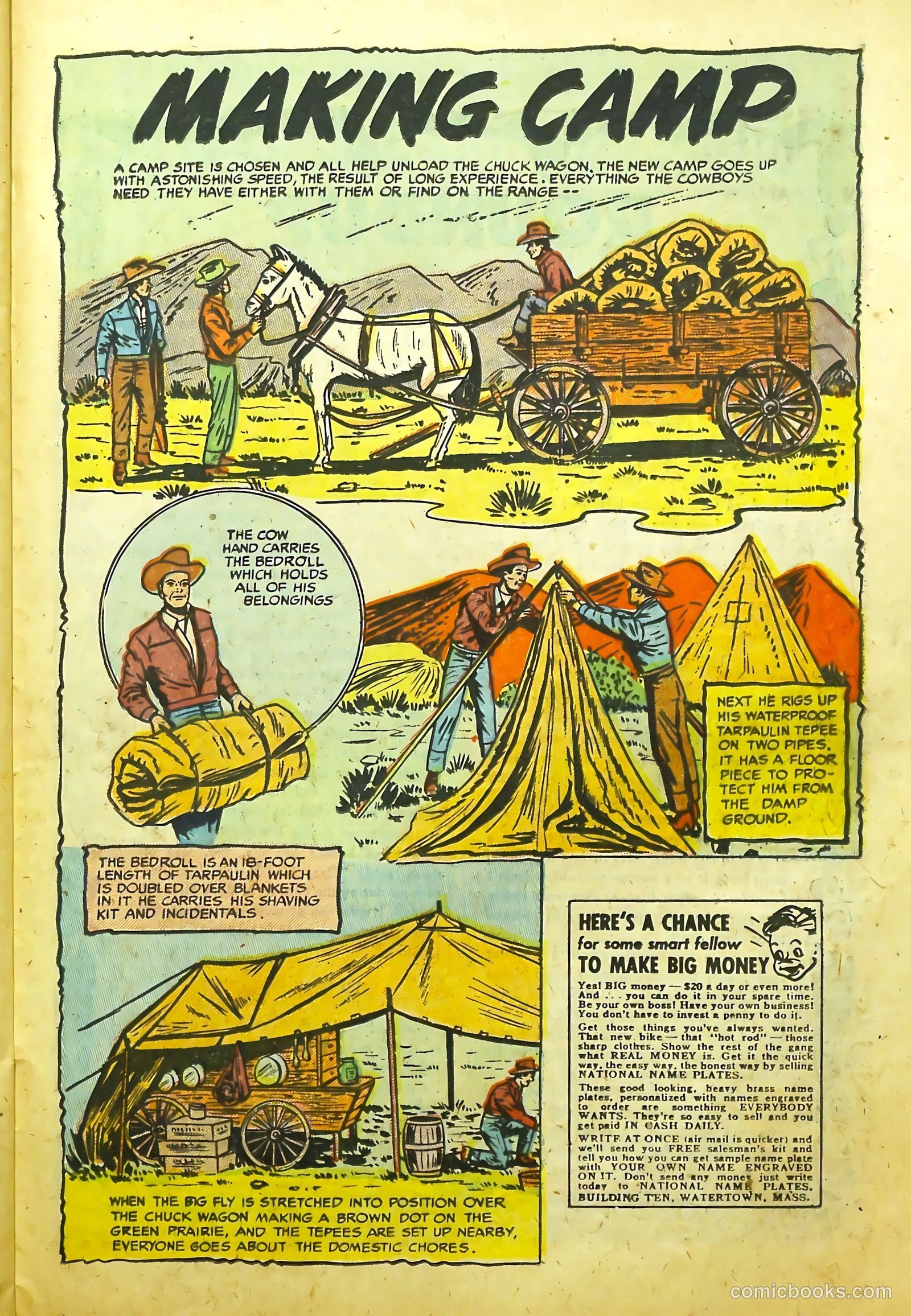 Prize Comics Western #109 (1950) — page 25 of 37