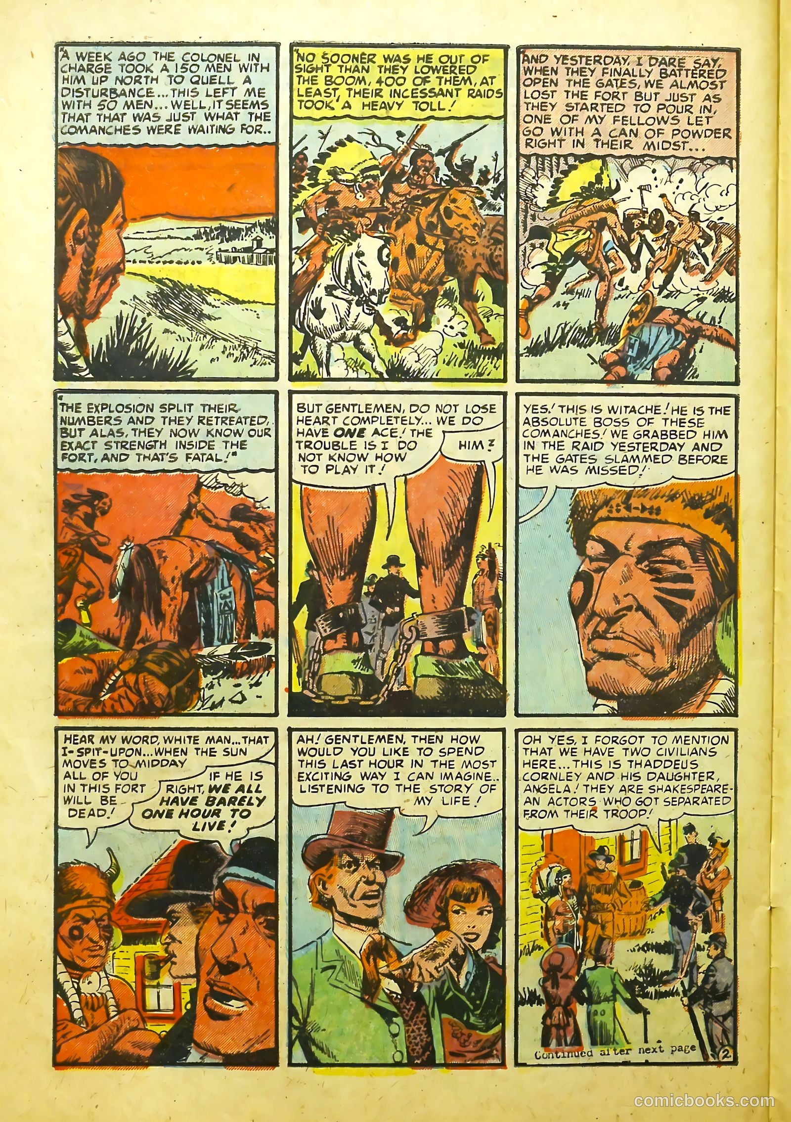 Prize Comics Western #109 (1950) — page 28 of 37