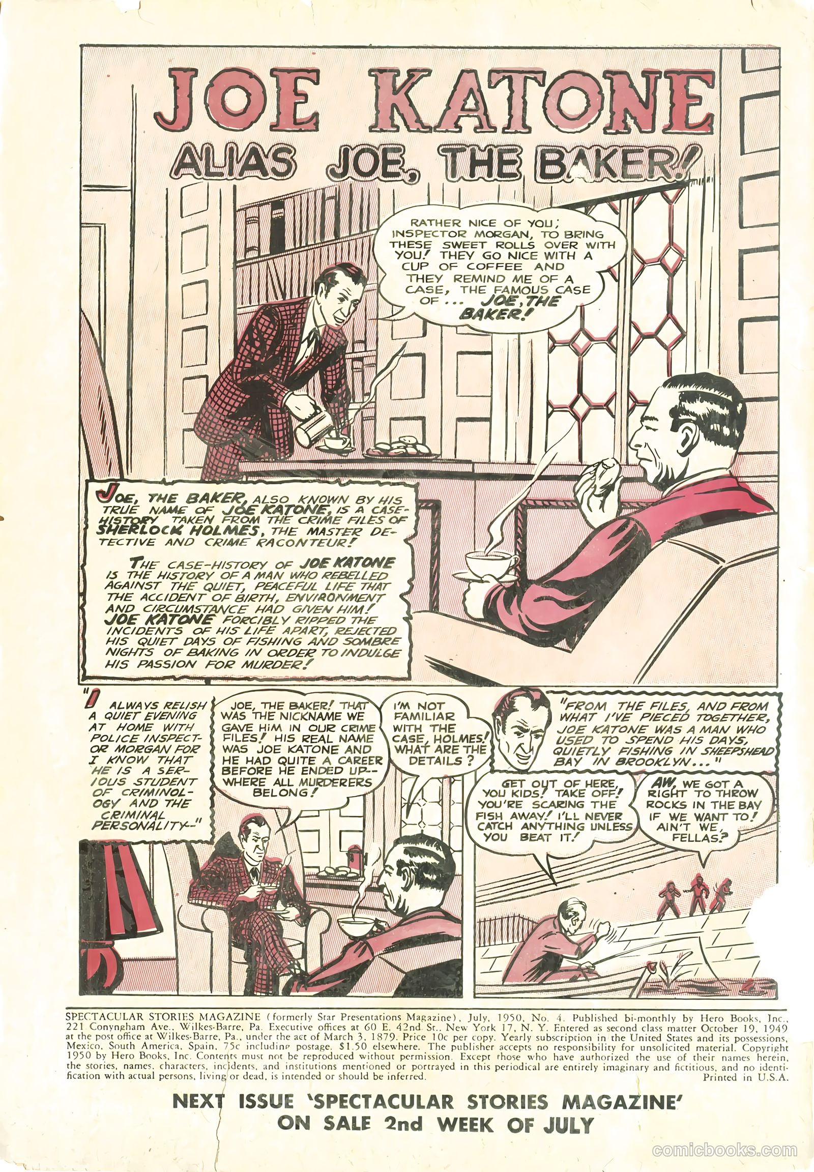 Spectacular Stories Magazine #4 (1950) — page 2 of 36