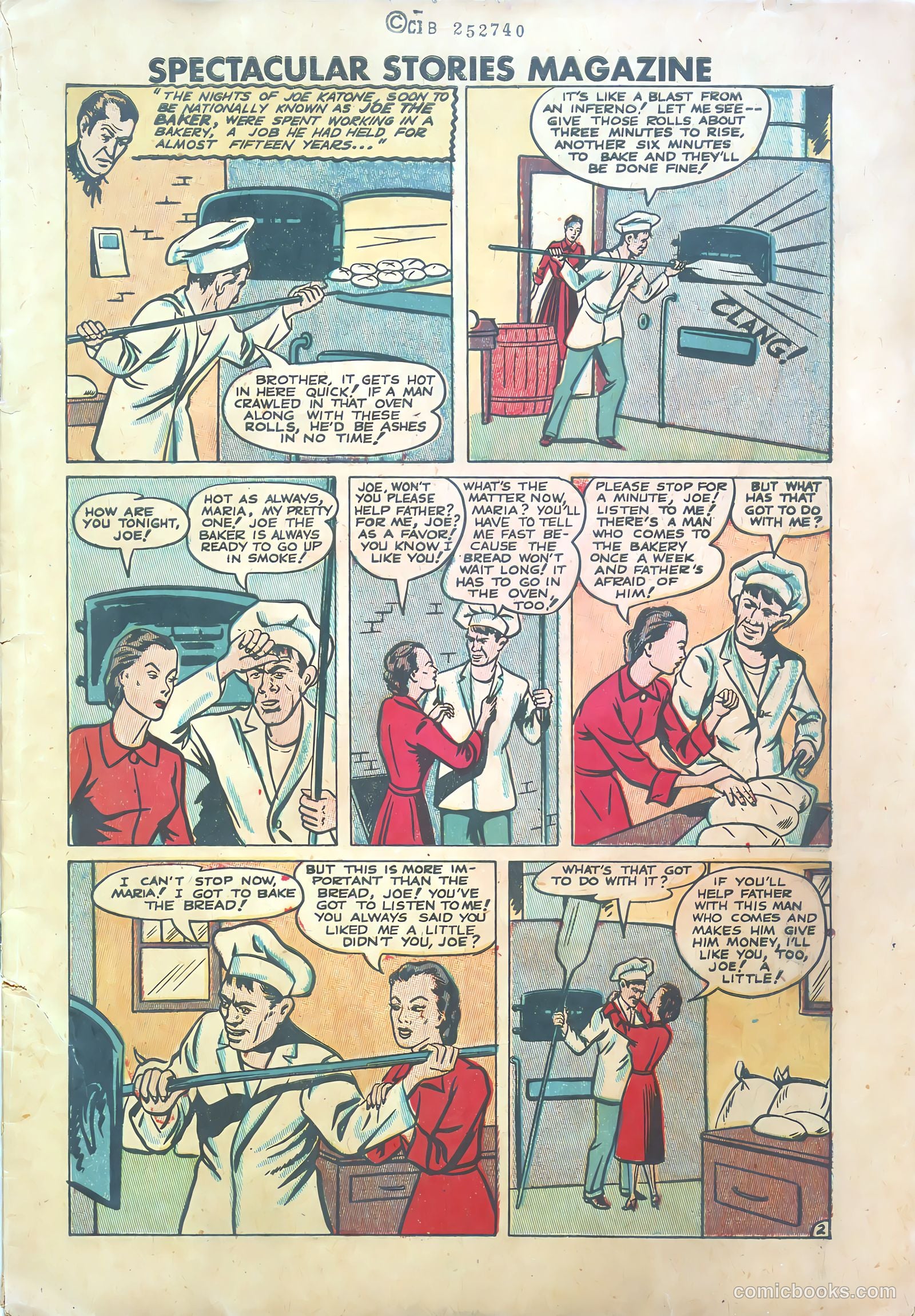 Spectacular Stories Magazine #4 (1950) — page 3 of 36