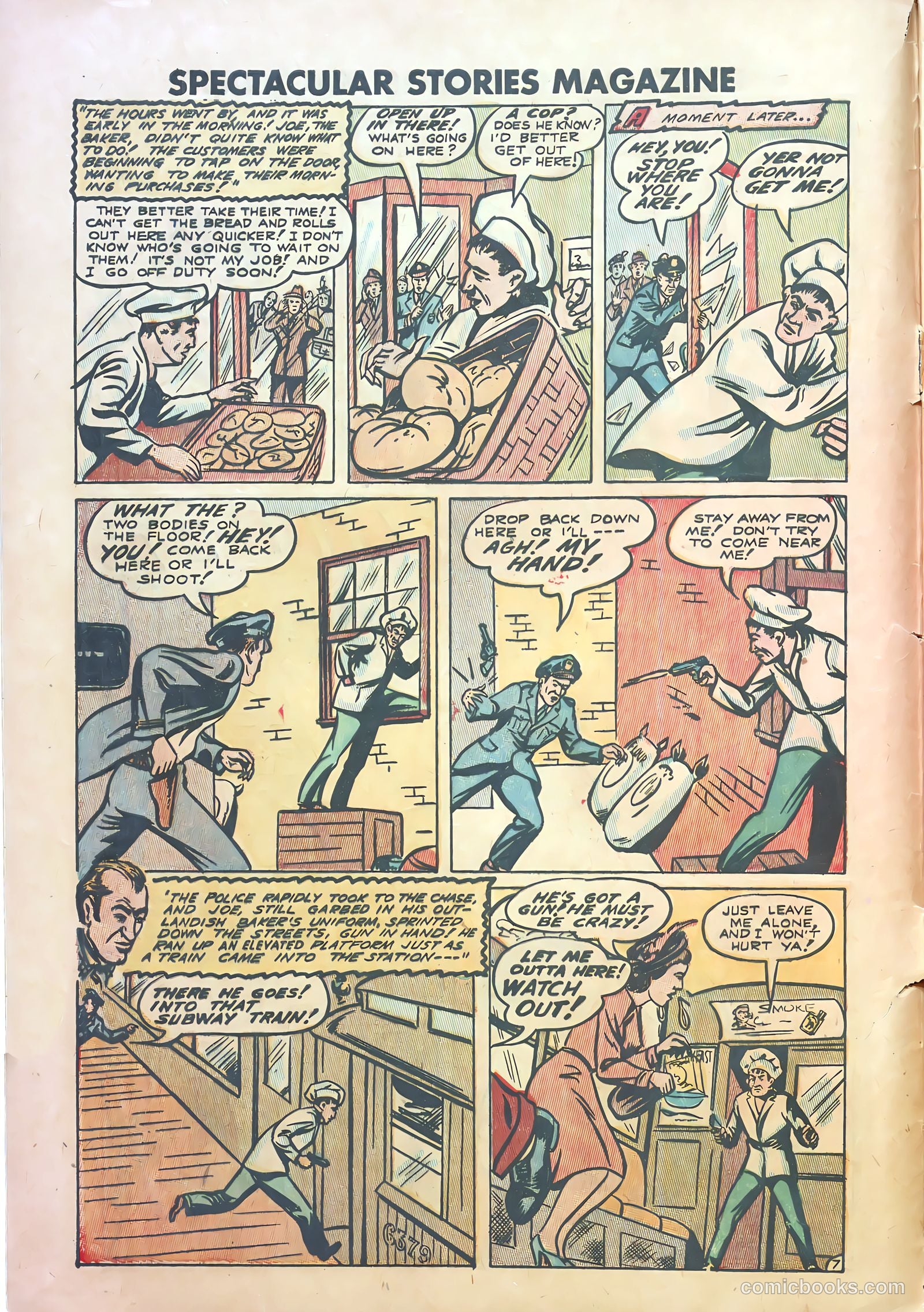Spectacular Stories Magazine #4 (1950) — page 8 of 36