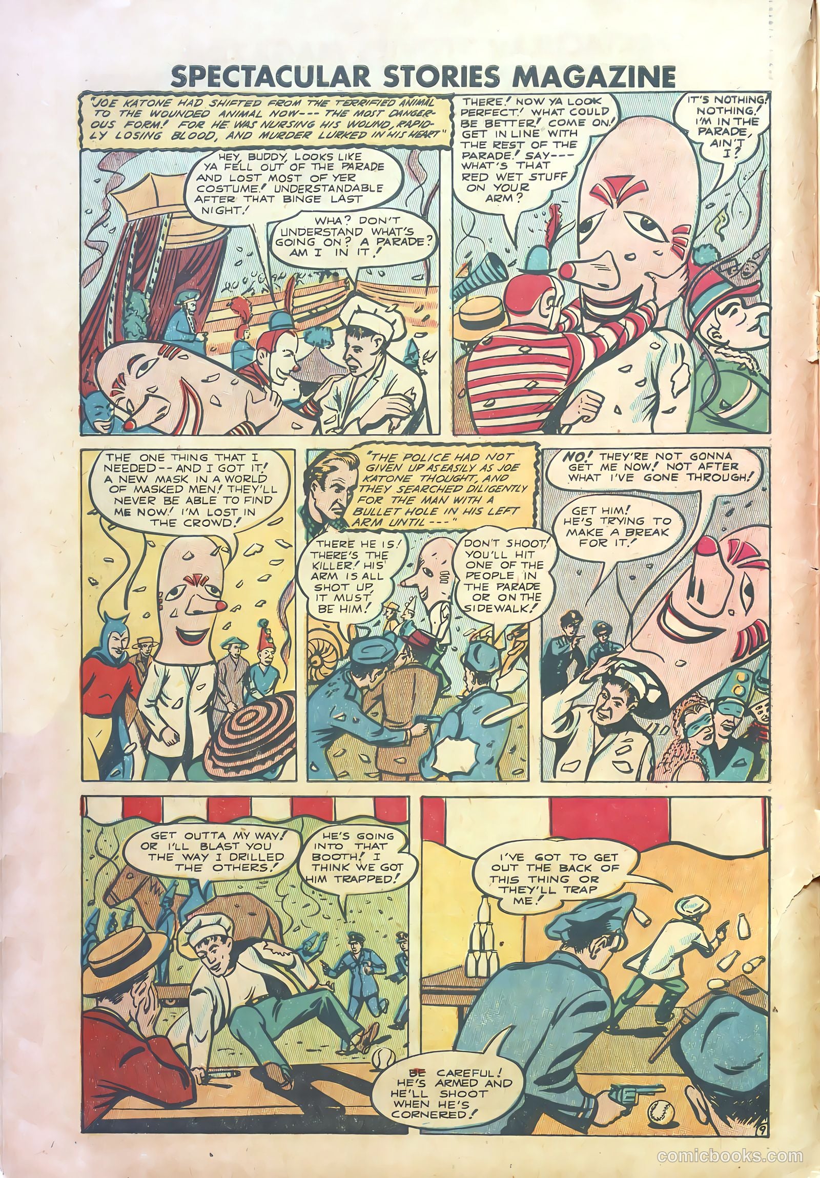 Spectacular Stories Magazine #4 (1950) — page 10 of 36