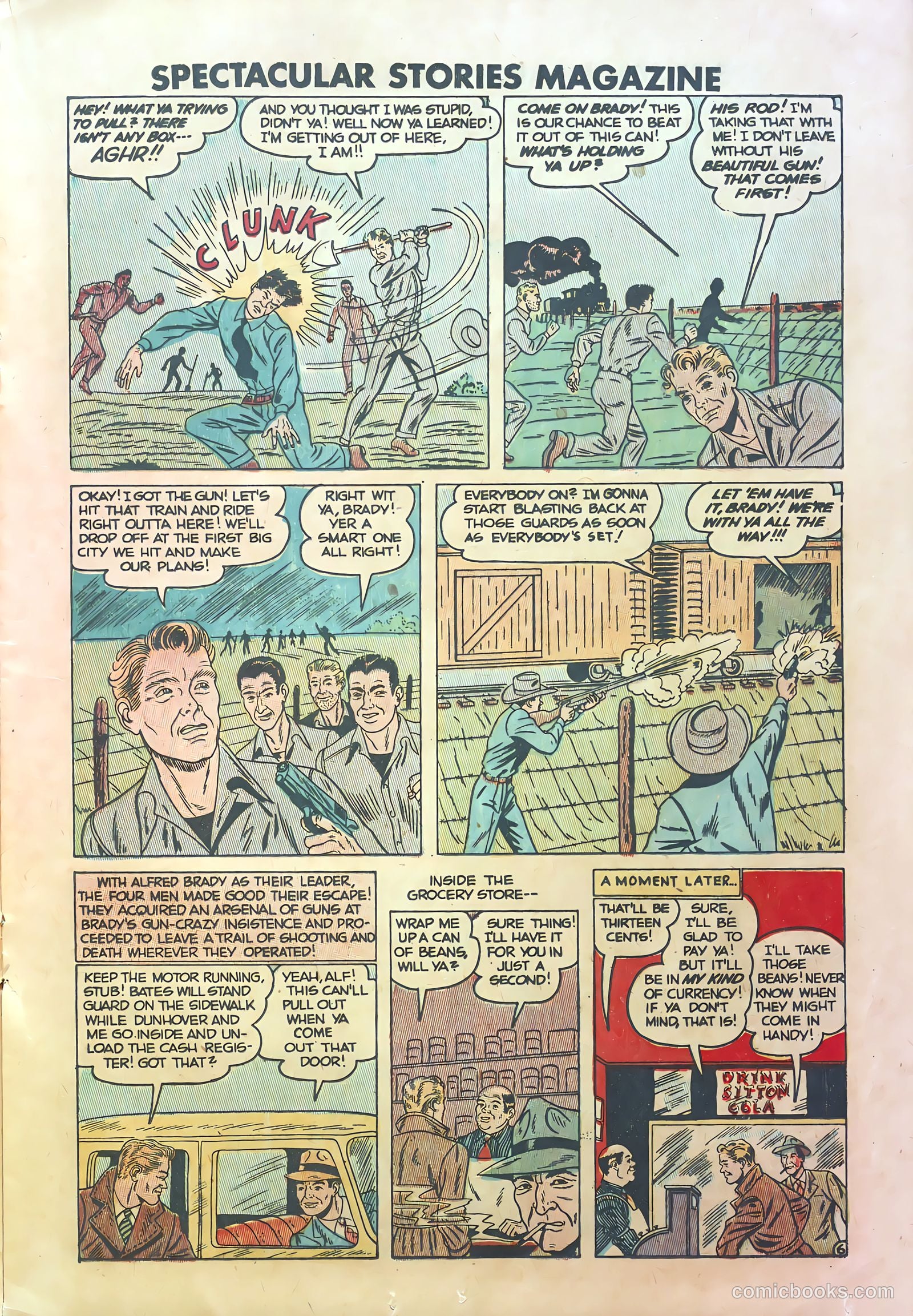 Spectacular Stories Magazine #4 (1950) — page 17 of 36
