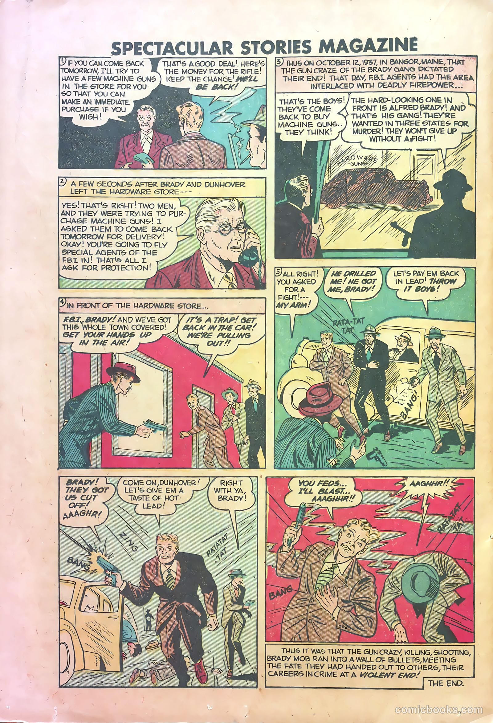 Spectacular Stories Magazine #4 (1950) — page 20 of 36