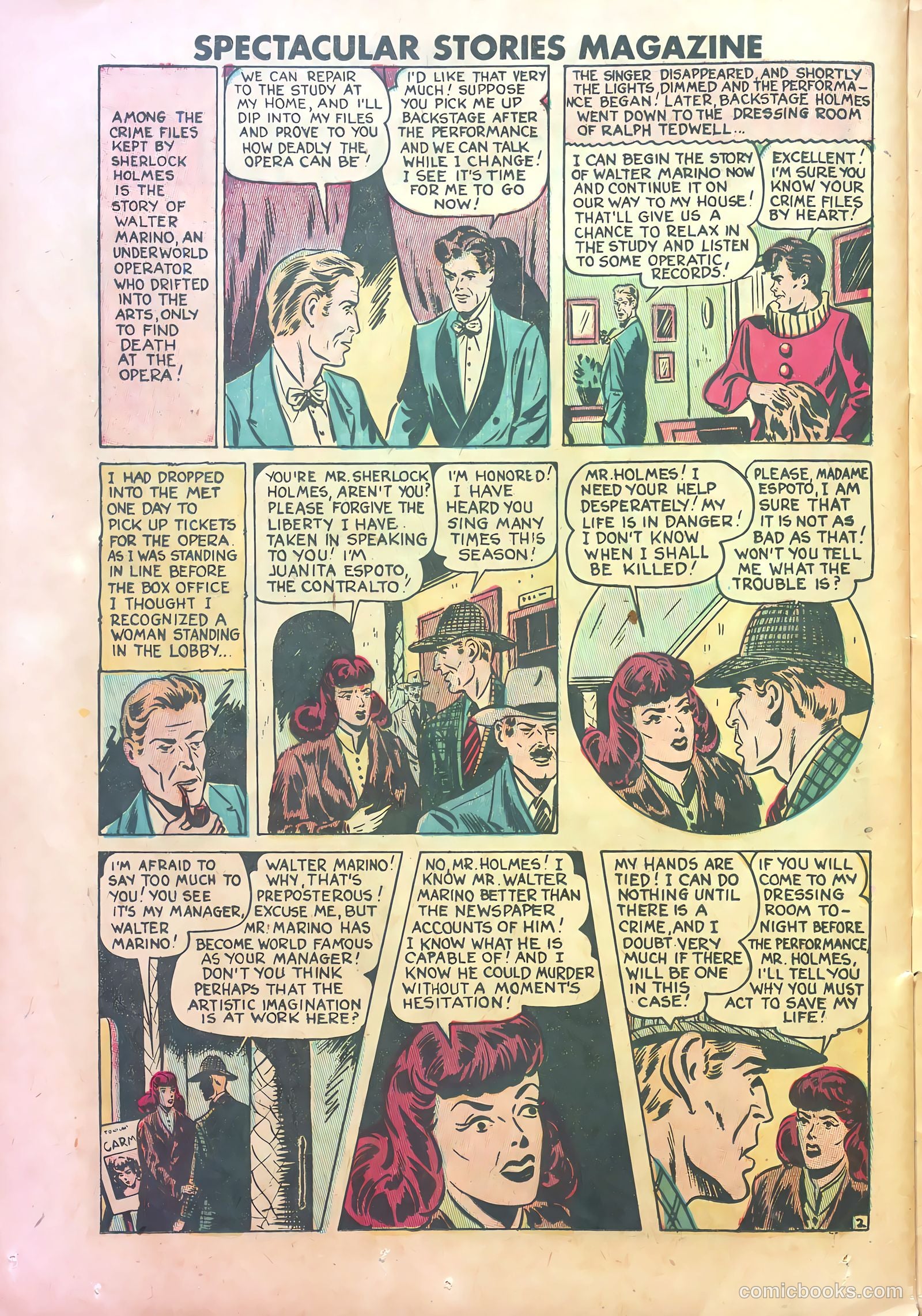 Spectacular Stories Magazine #4 (1950) — page 24 of 36