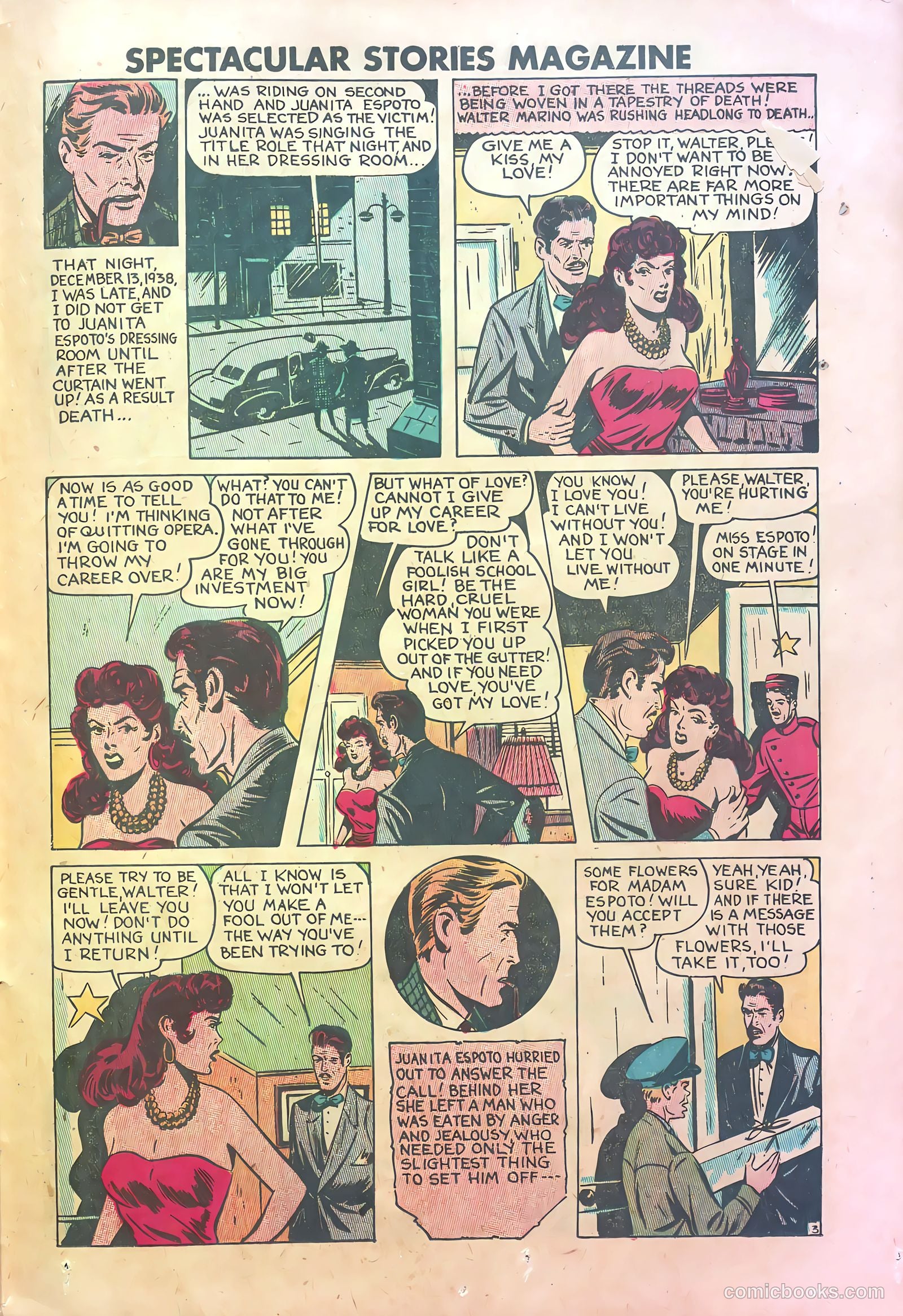 Spectacular Stories Magazine #4 (1950) — page 25 of 36