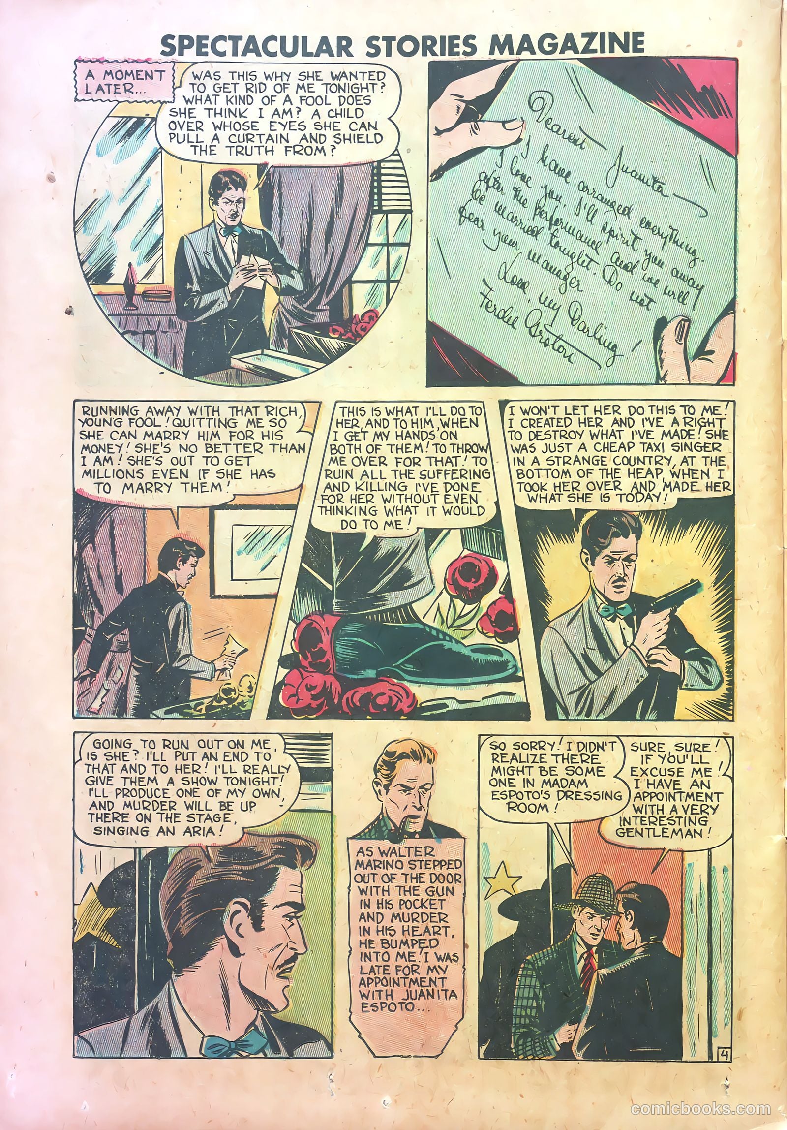 Spectacular Stories Magazine #4 (1950) — page 26 of 36
