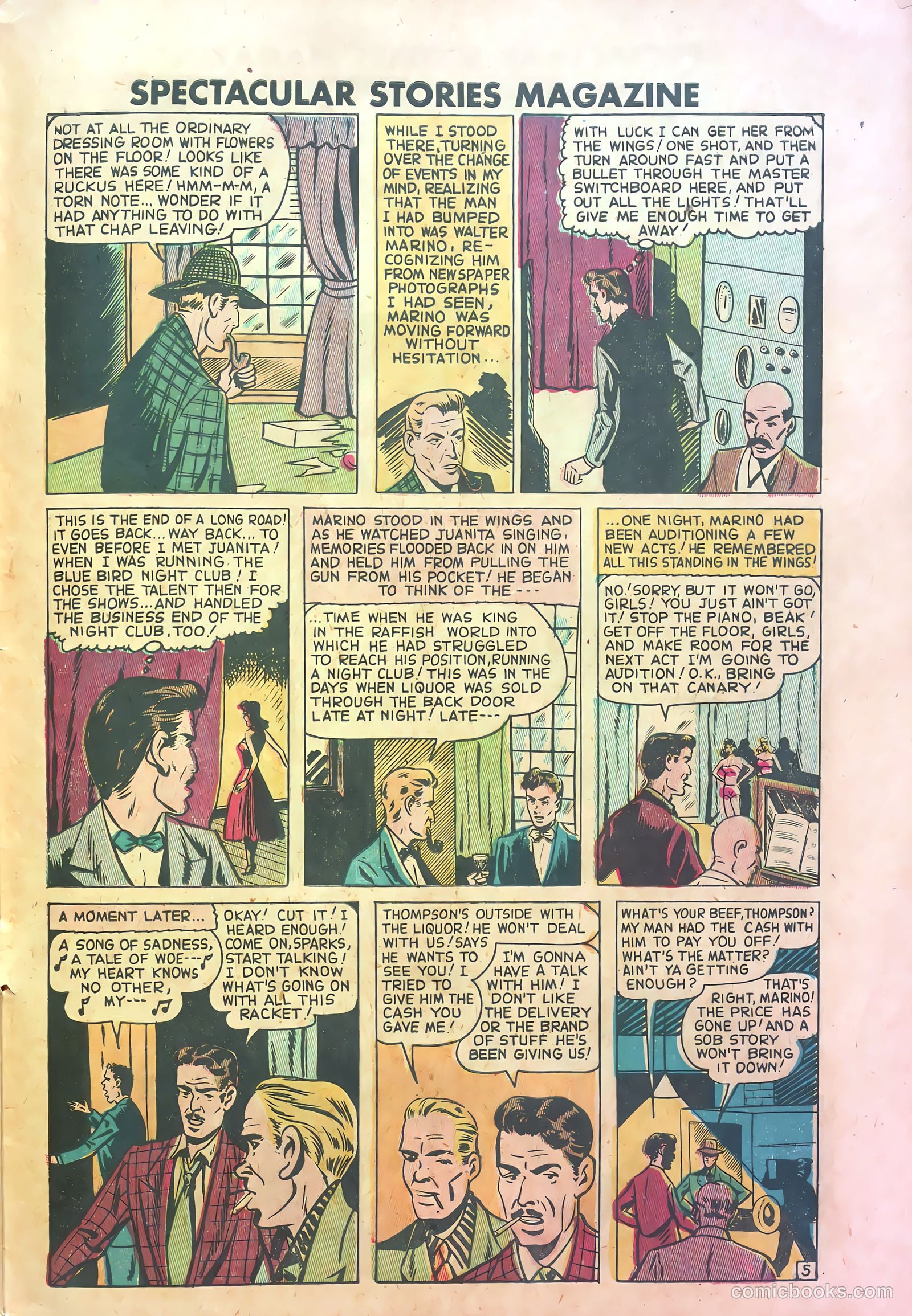 Spectacular Stories Magazine #4 (1950) — page 27 of 36