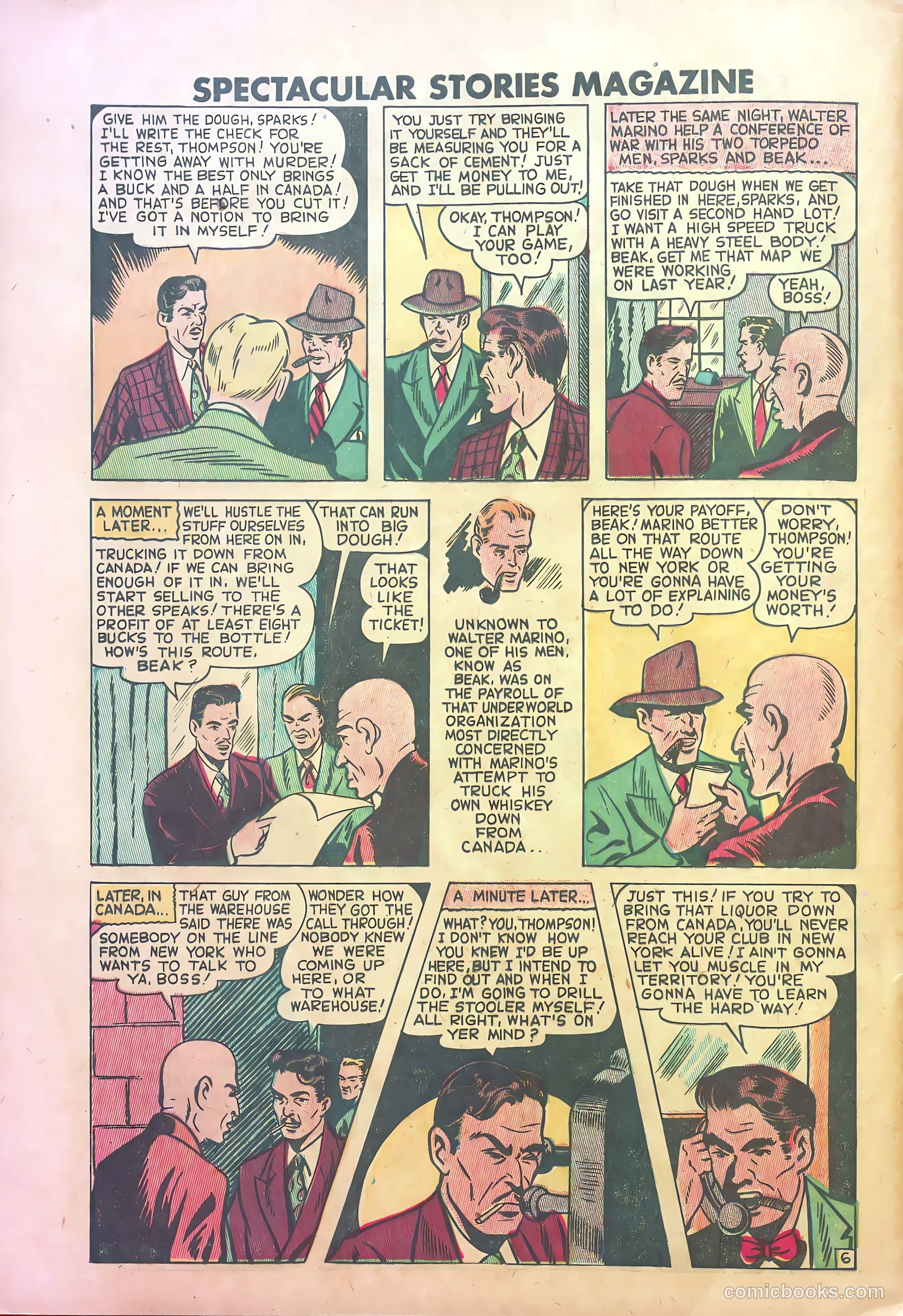 Spectacular Stories Magazine #4 (1950) — page 28 of 36