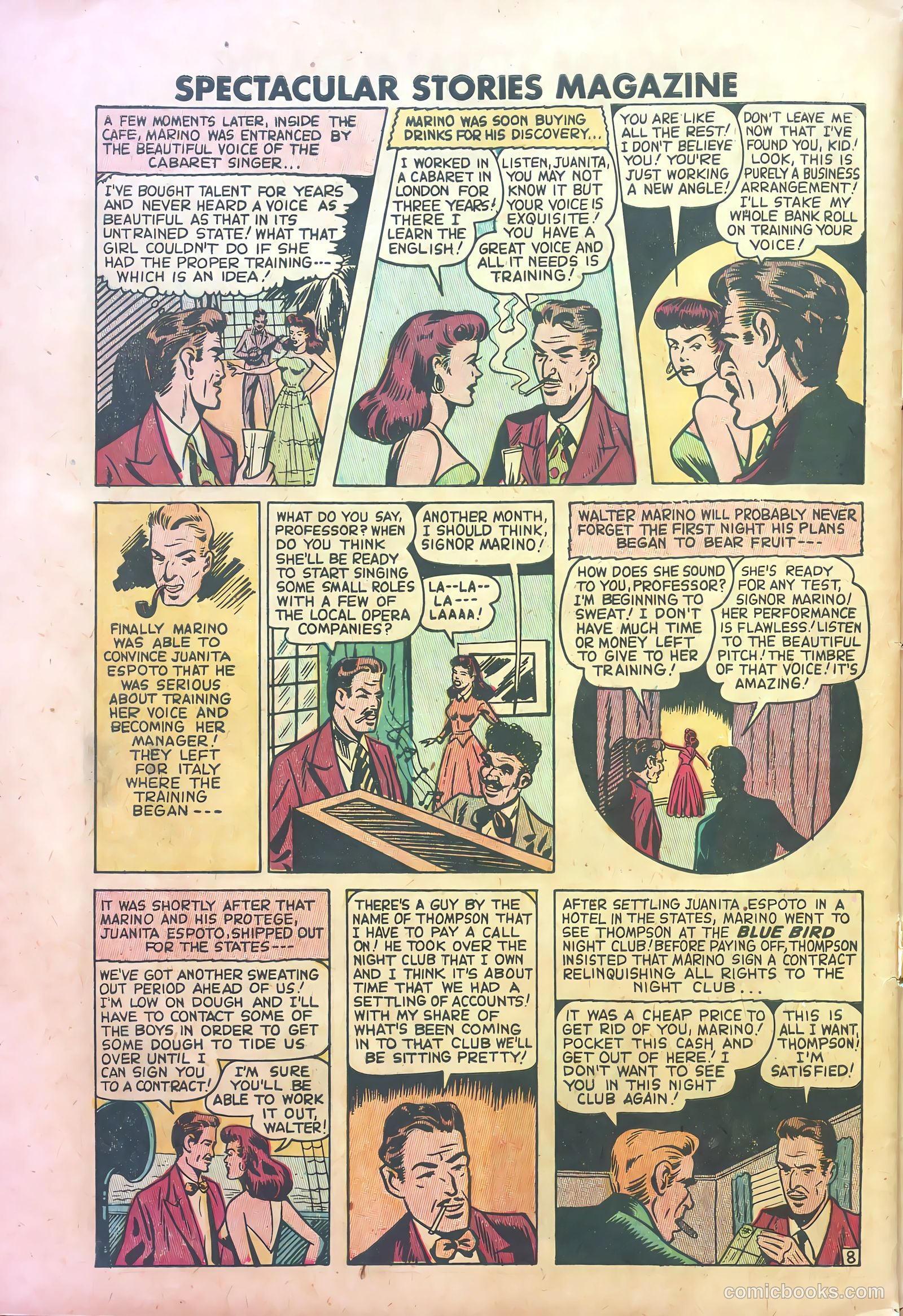 Spectacular Stories Magazine #4 (1950) — page 30 of 36