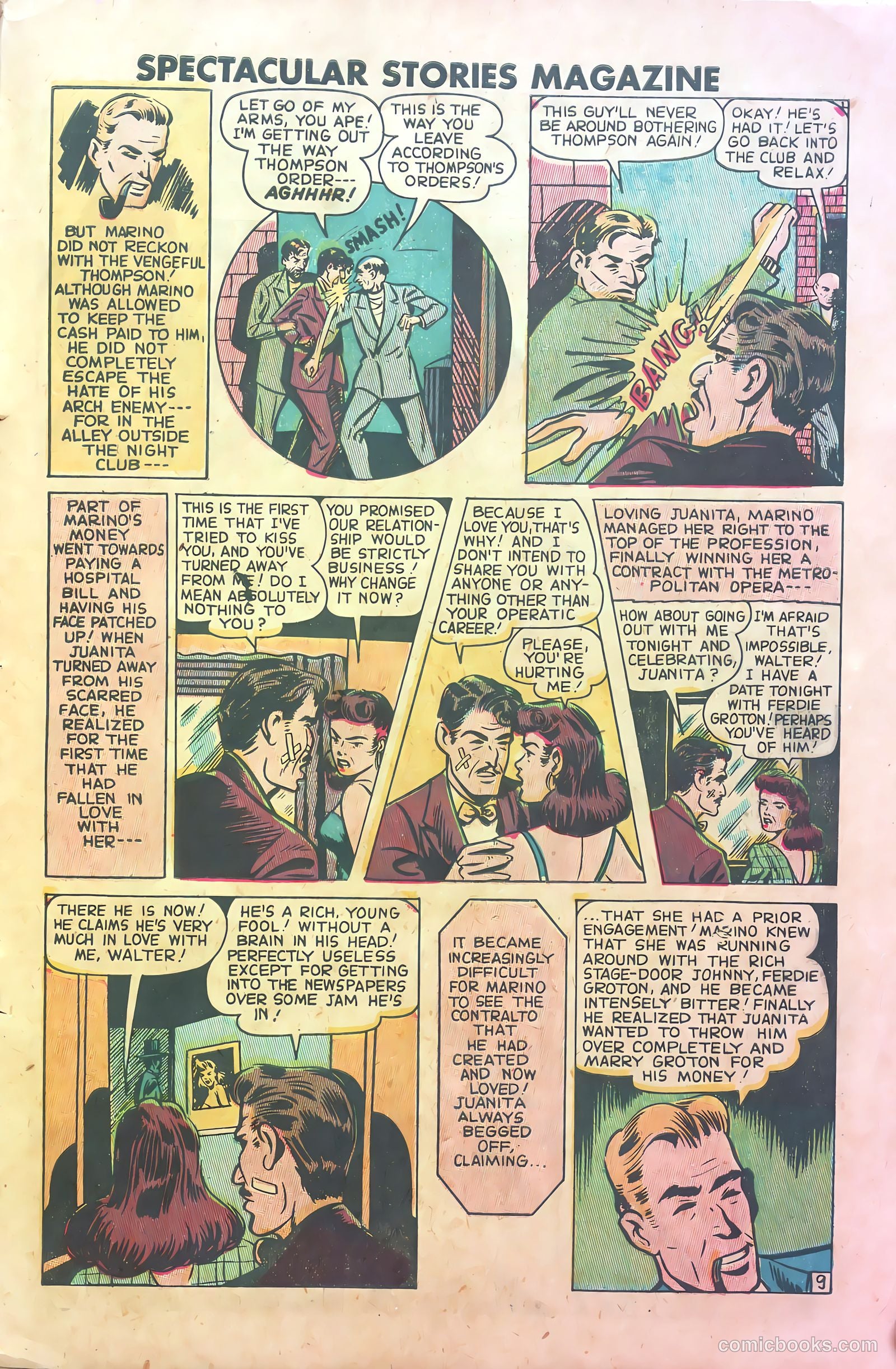 Spectacular Stories Magazine #4 (1950) — page 31 of 36