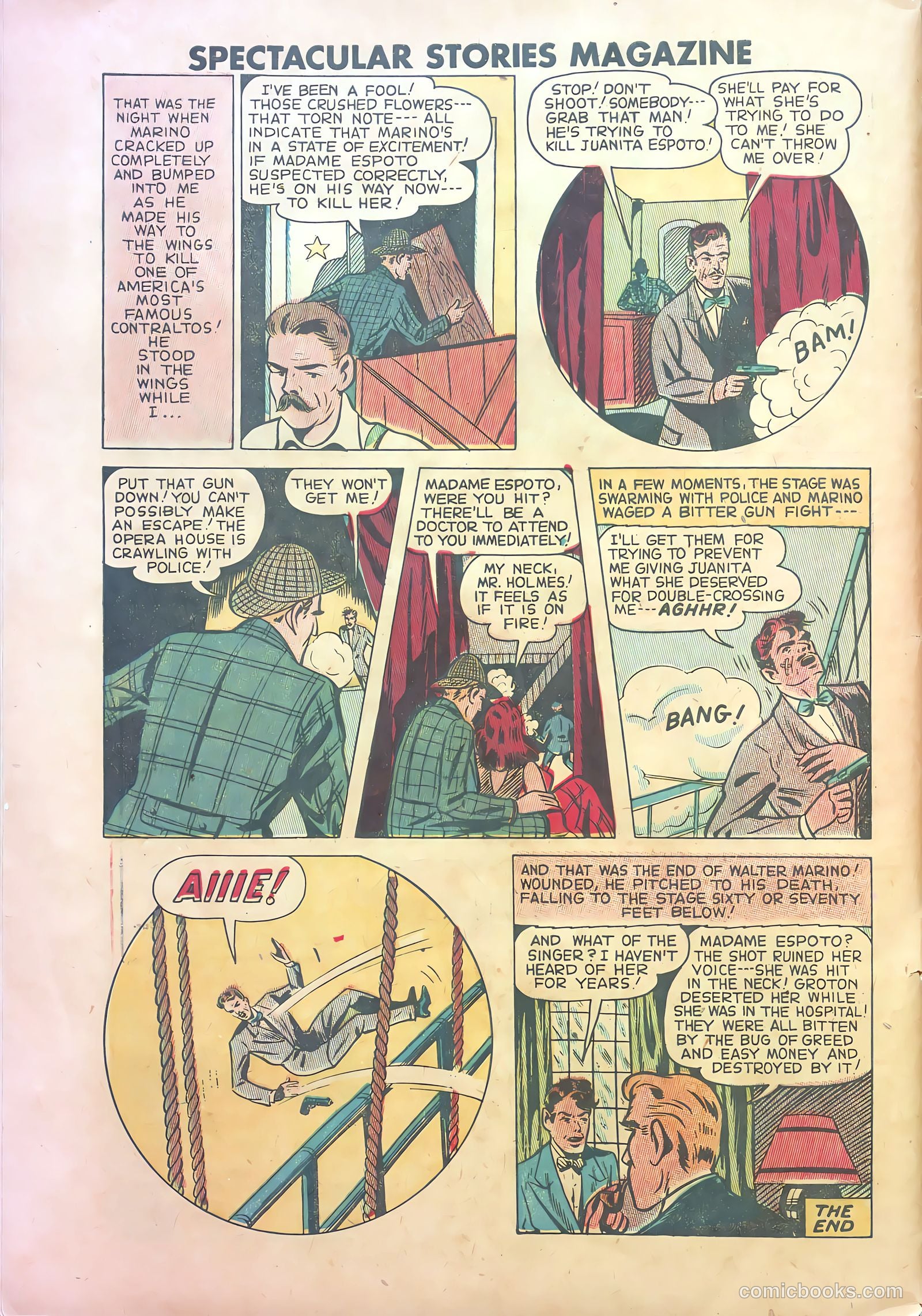 Spectacular Stories Magazine #4 (1950) — page 32 of 36