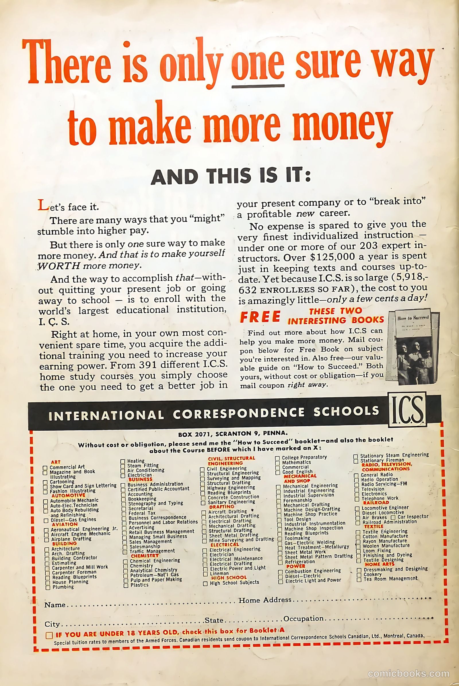 Headline Comics #57 (1949) — page 36 of 36