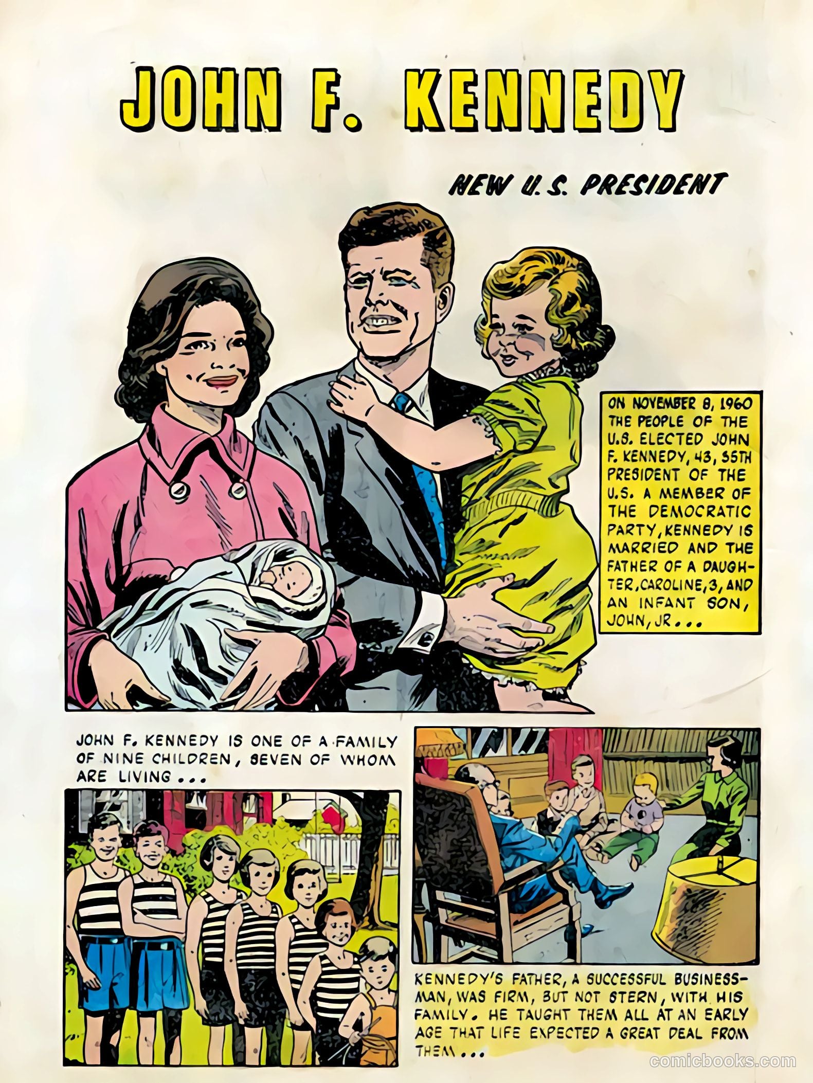 John F. Kennedy New U.S. President #nn (1961) — page 2 of 16
