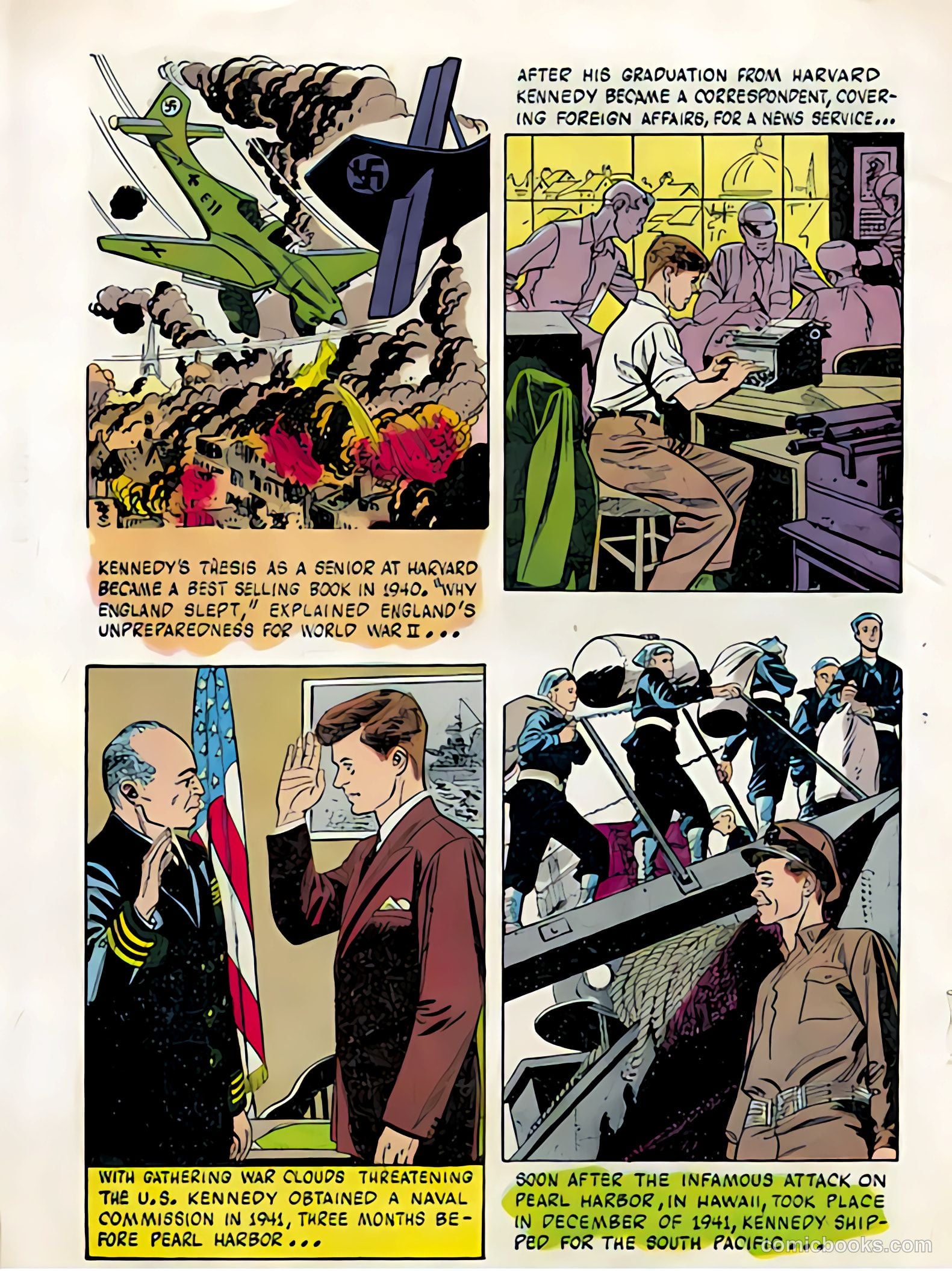 John F. Kennedy New U.S. President #nn (1961) — page 8 of 16