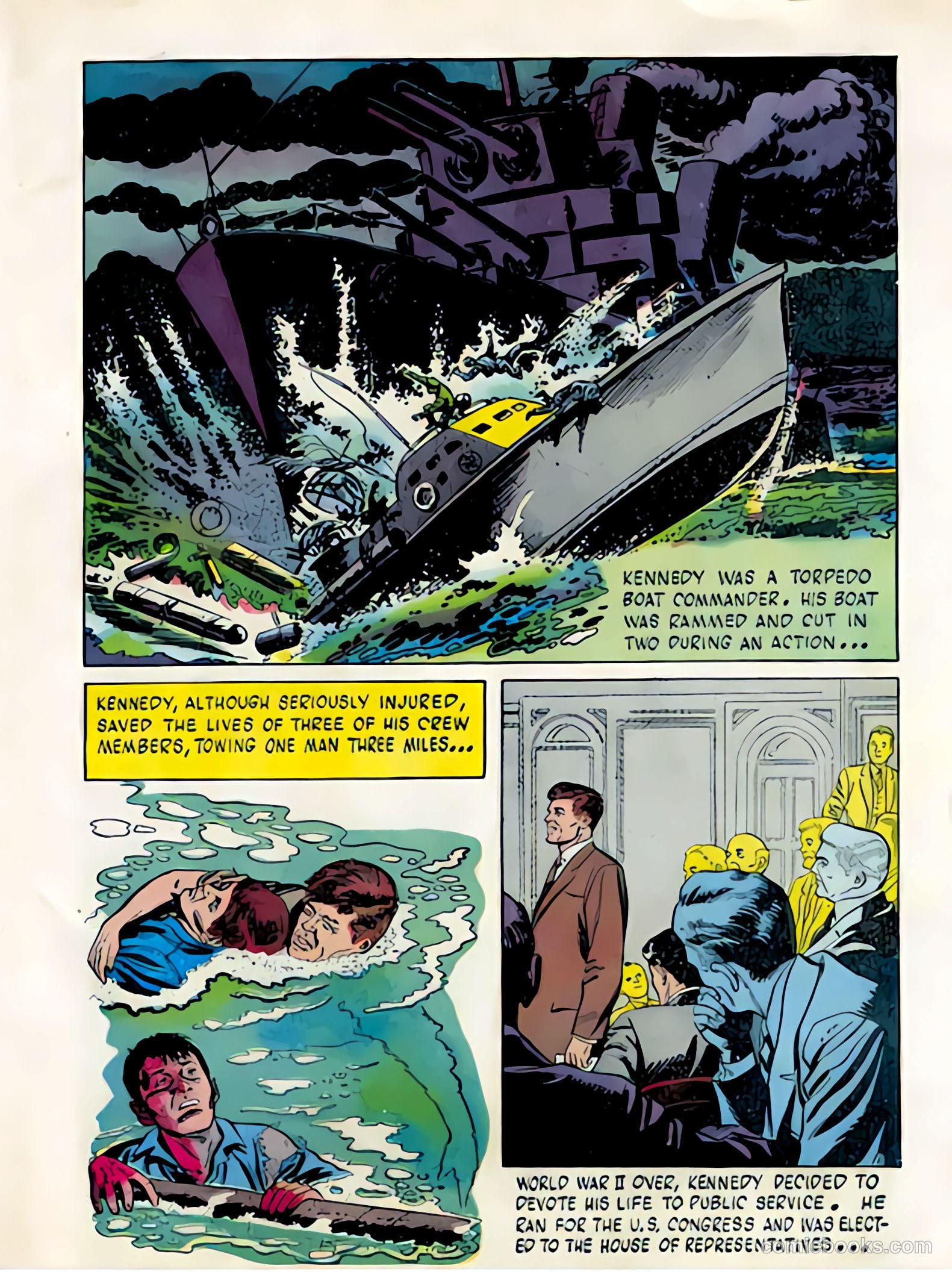 John F. Kennedy New U.S. President #nn (1961) — page 9 of 16