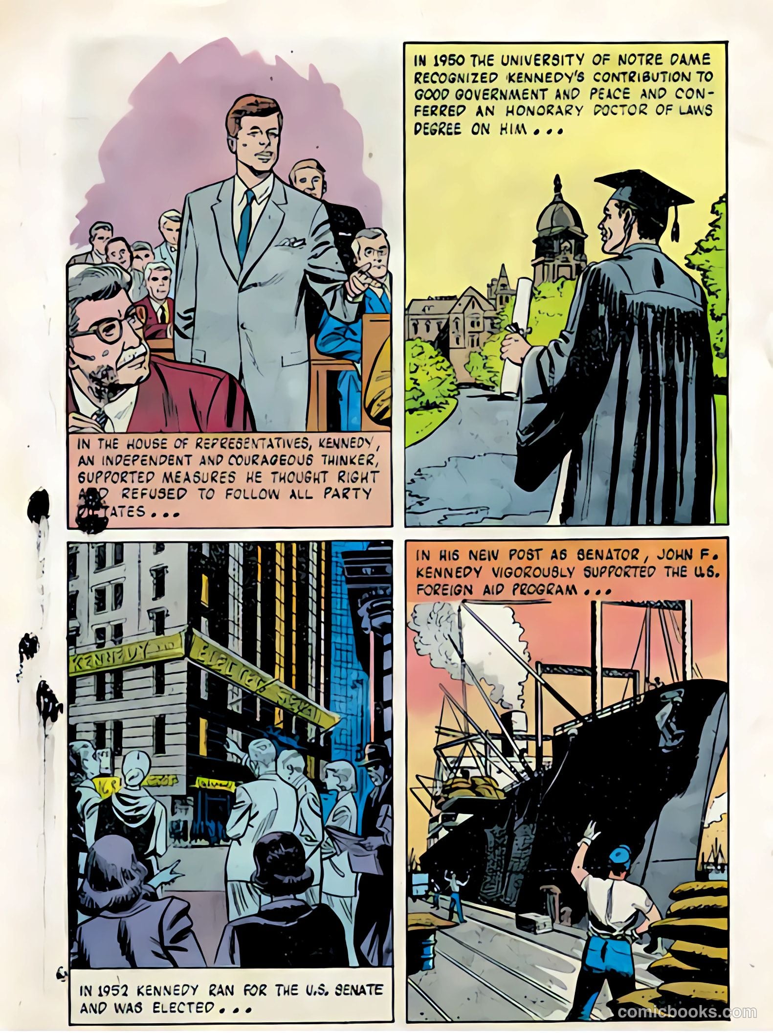 John F. Kennedy New U.S. President #nn (1961) — page 10 of 16