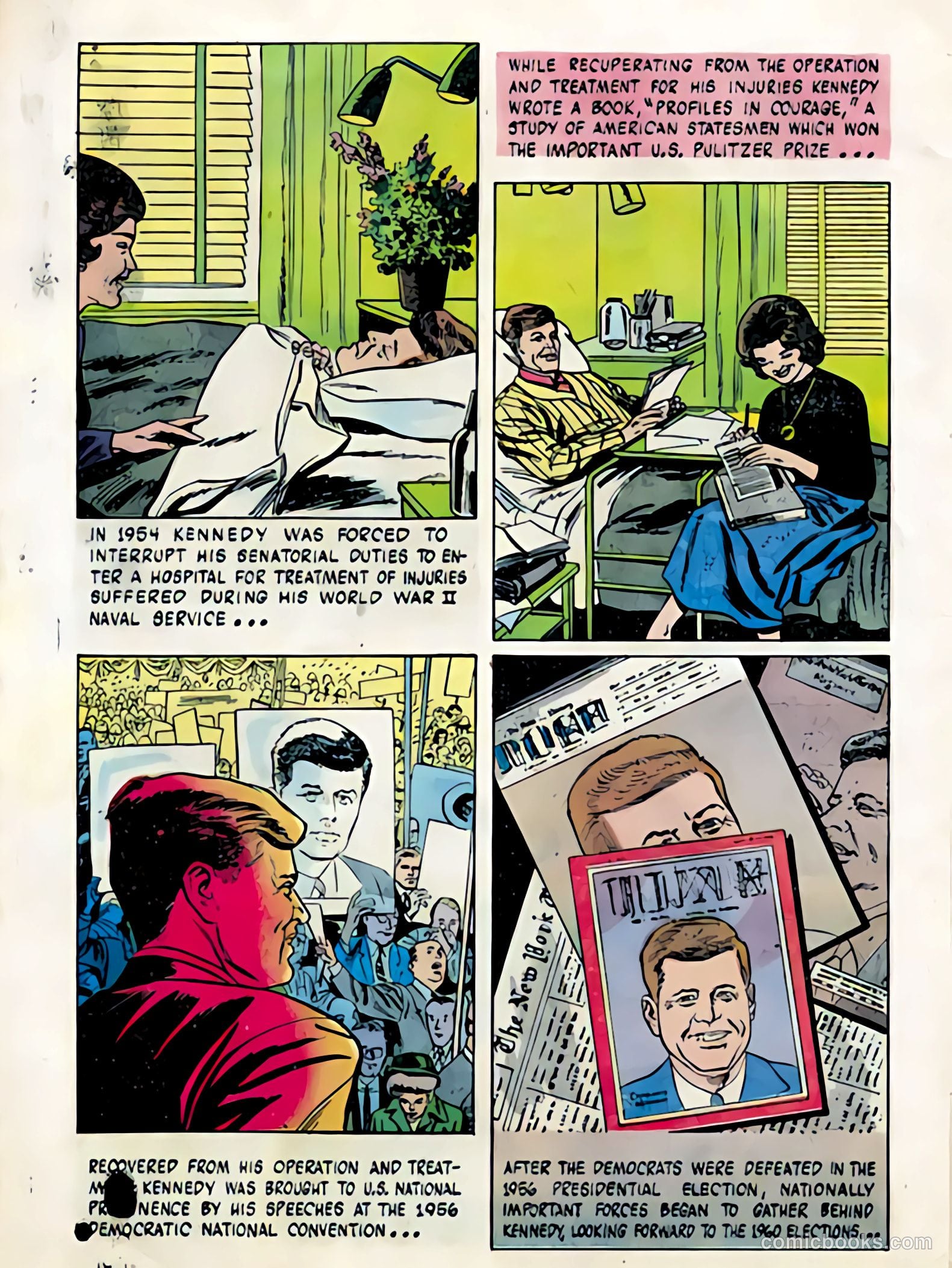 John F. Kennedy New U.S. President #nn (1961) — page 12 of 16