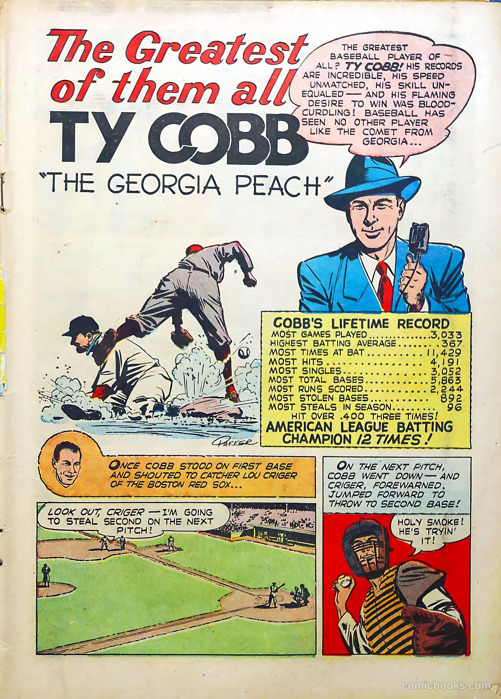 Bill Stern's Sports Book #10 (1951) — page 3 of 37
