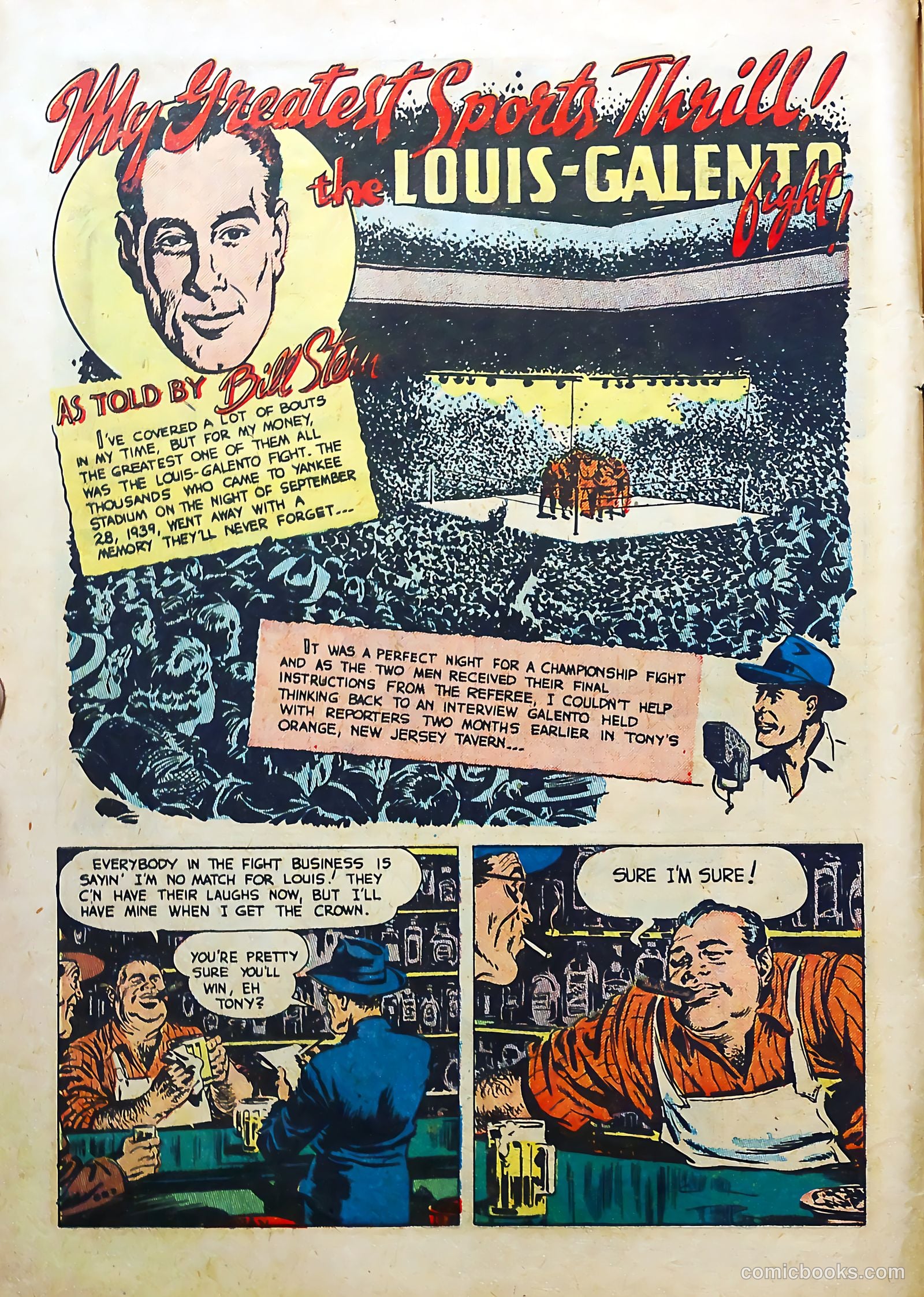 Bill Stern's Sports Book #10 (1951) — page 8 of 37