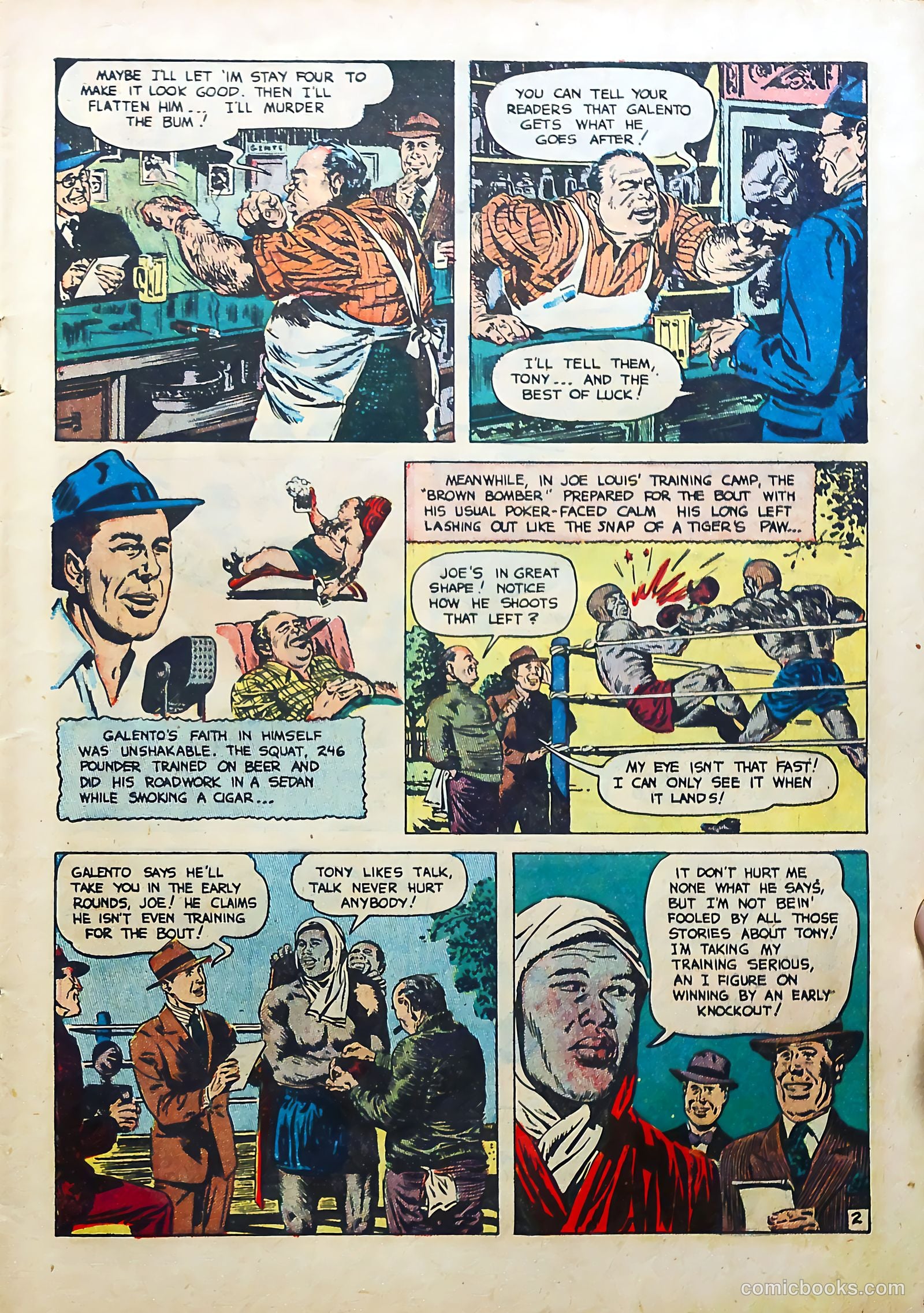 Bill Stern's Sports Book #10 (1951) — page 9 of 37