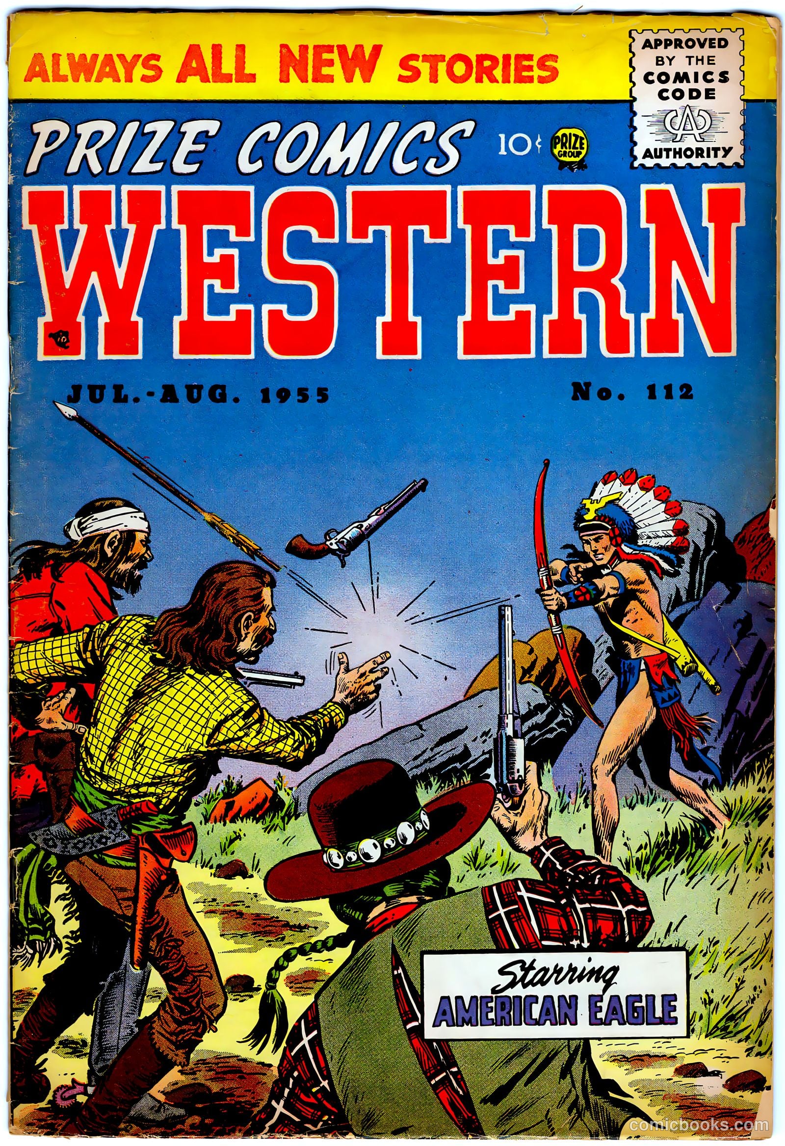 Prize Comics Western #112