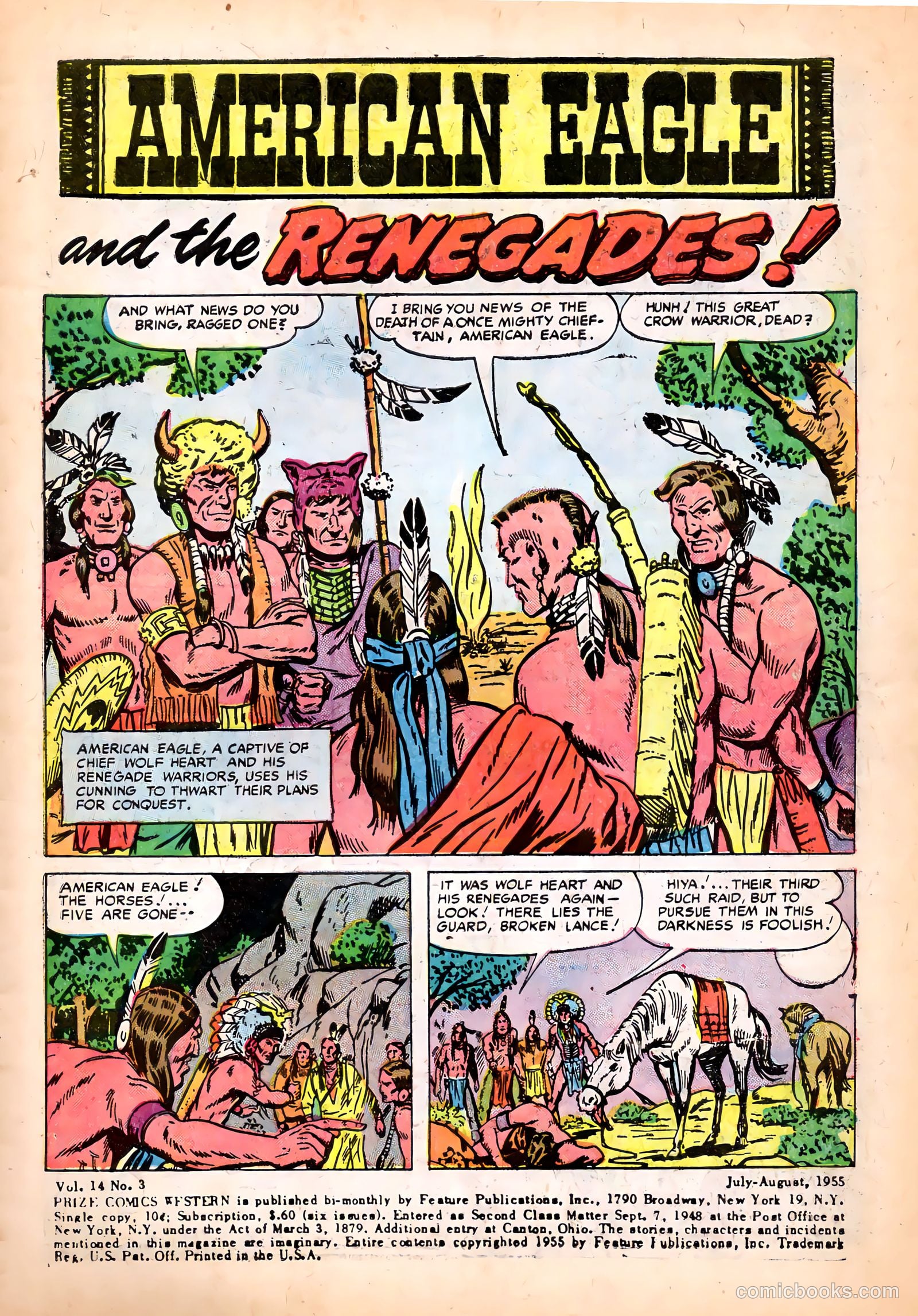 Prize Comics Western #112 (1950) — page 3 of 36