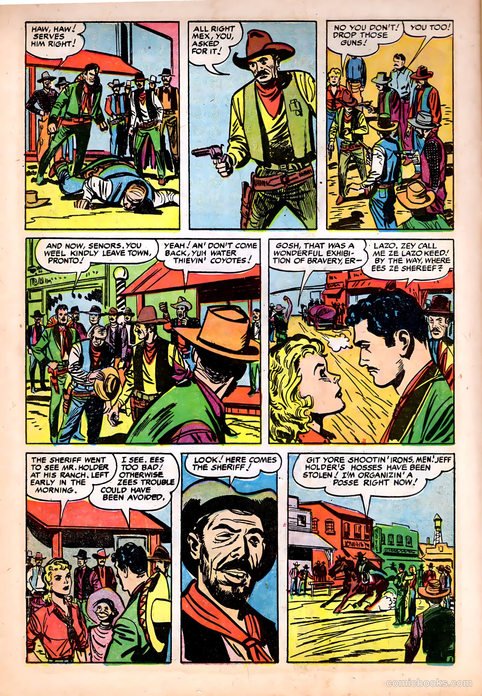 Prize Comics Western #112 (1950) — page 14 of 36