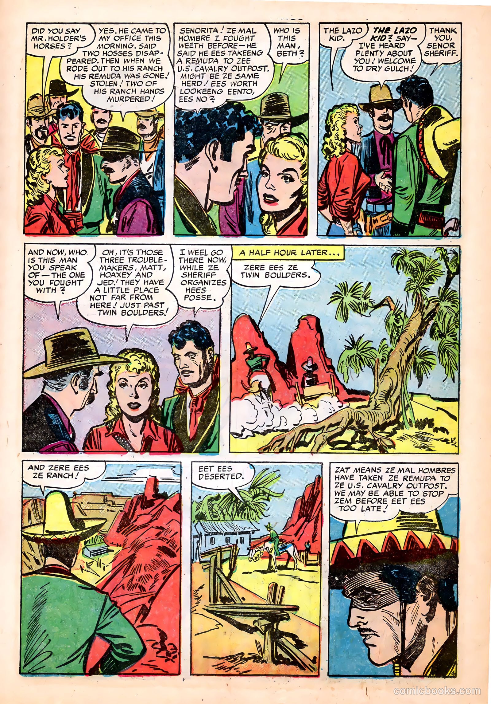Prize Comics Western #112 (1950) — page 15 of 36