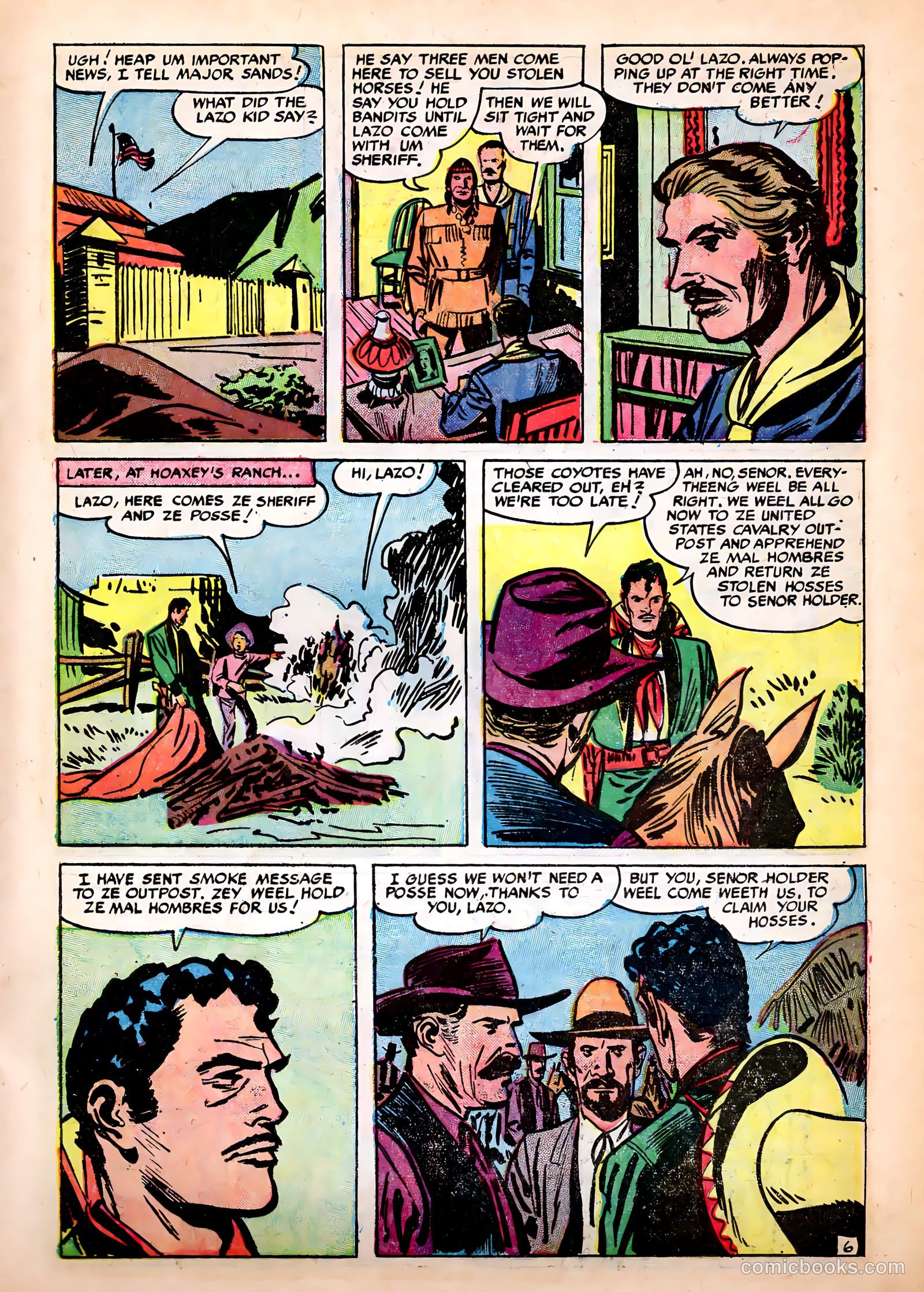 Prize Comics Western #112 (1950) — page 17 of 36