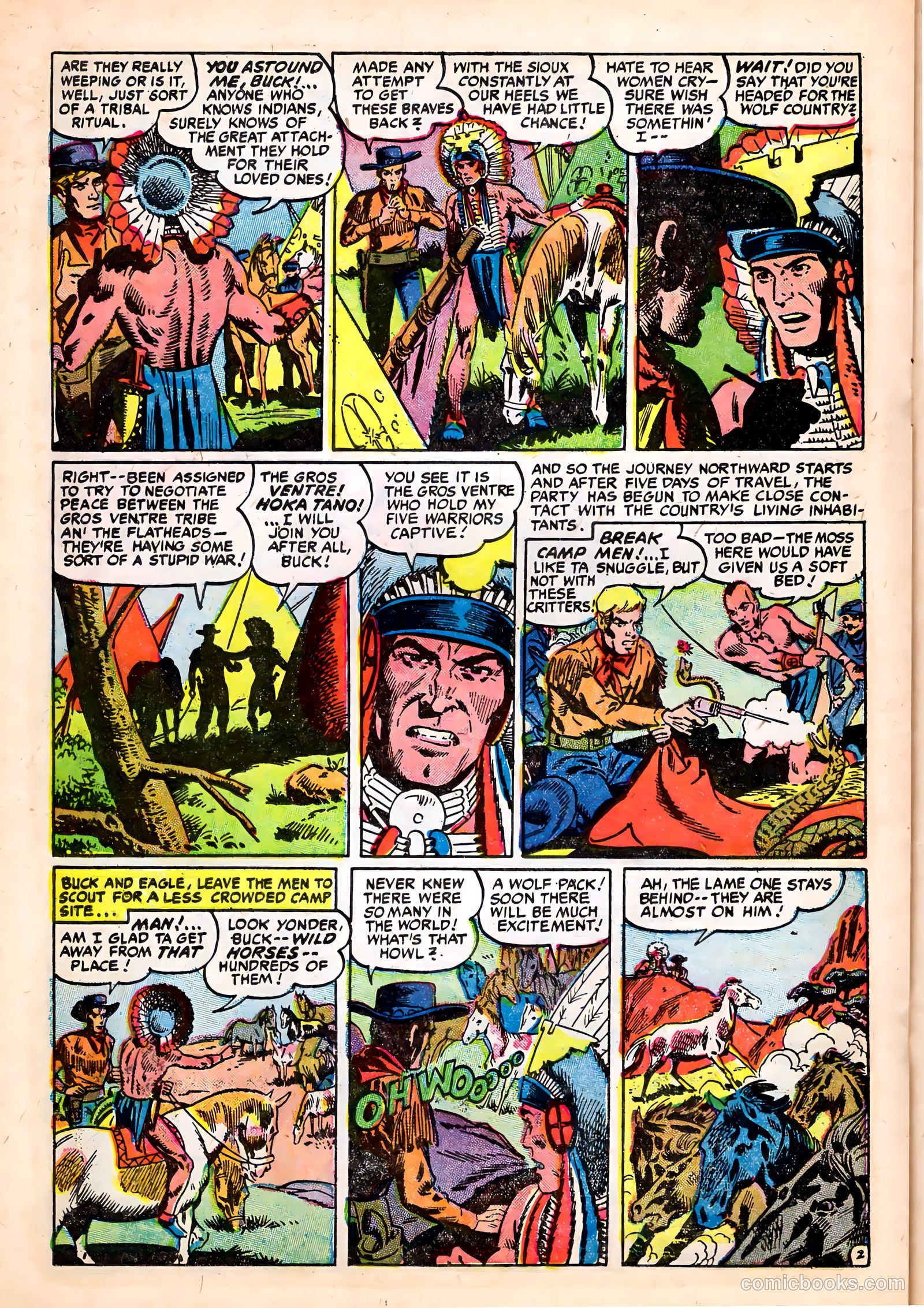 Prize Comics Western #112 (1950) — page 20 of 36