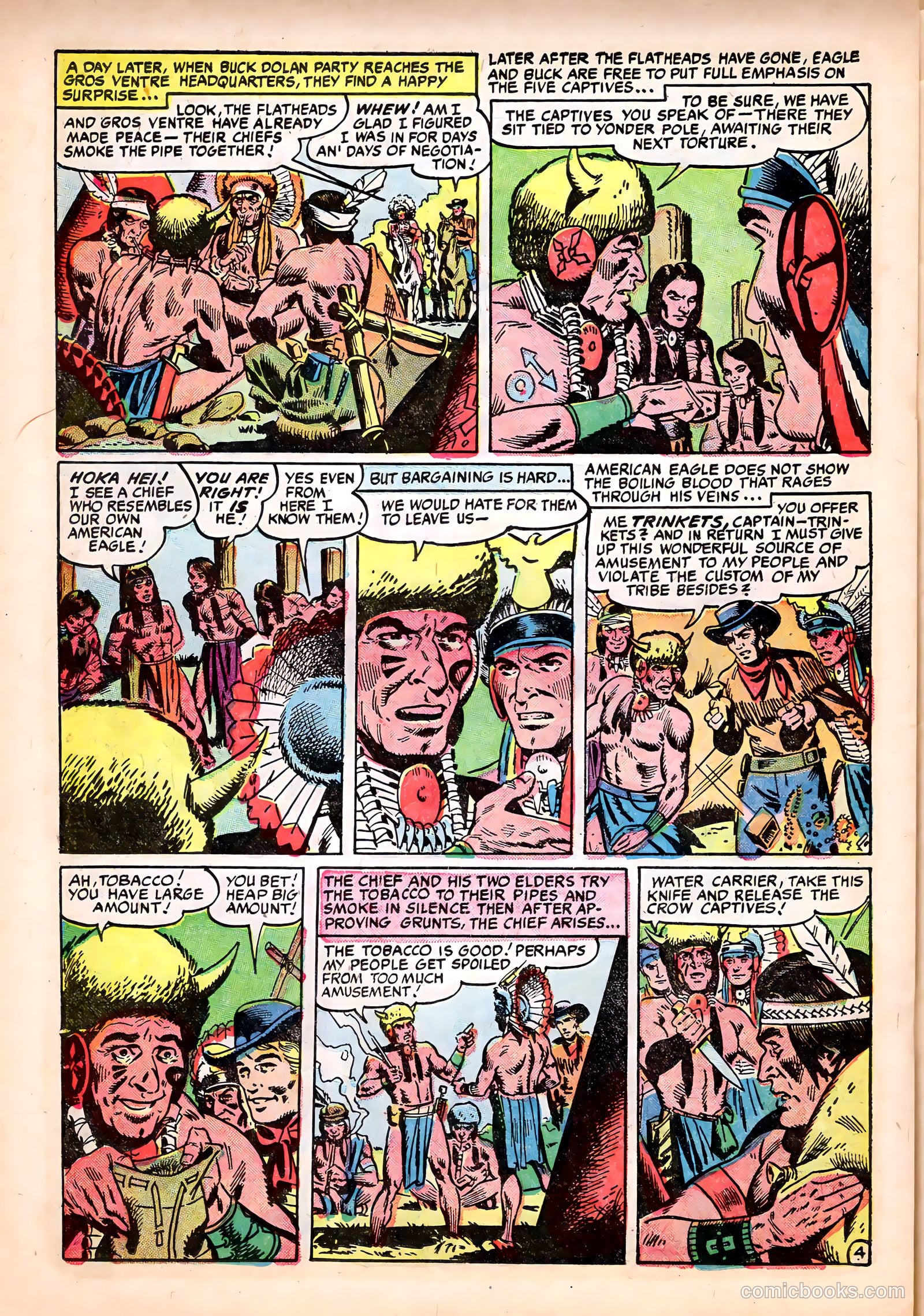 Prize Comics Western #112 (1950) — page 22 of 36