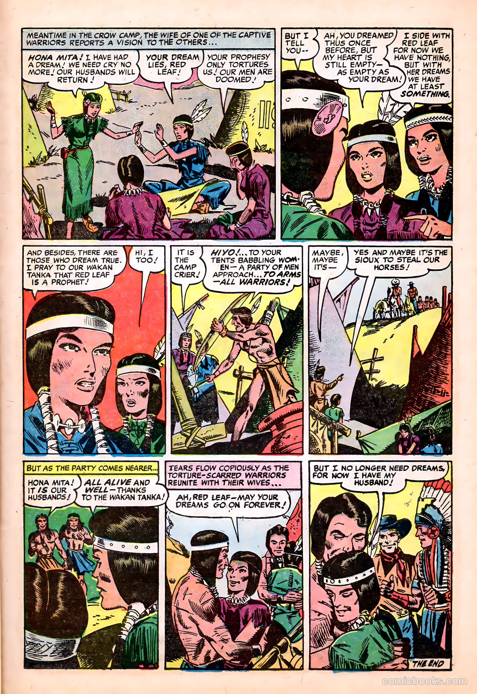 Prize Comics Western #112 (1950) — page 23 of 36