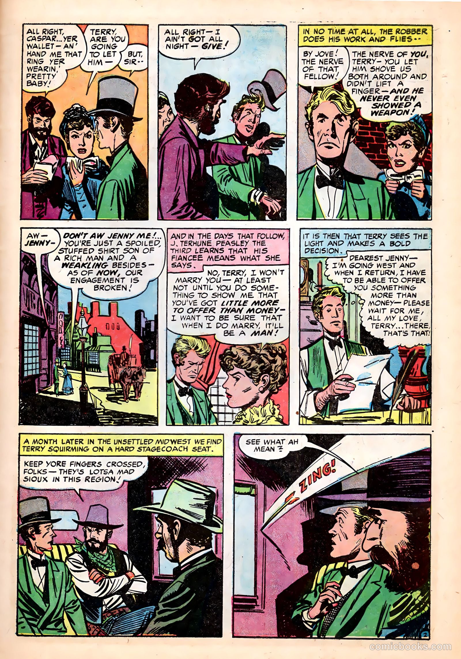 Prize Comics Western #112 (1950) — page 27 of 36