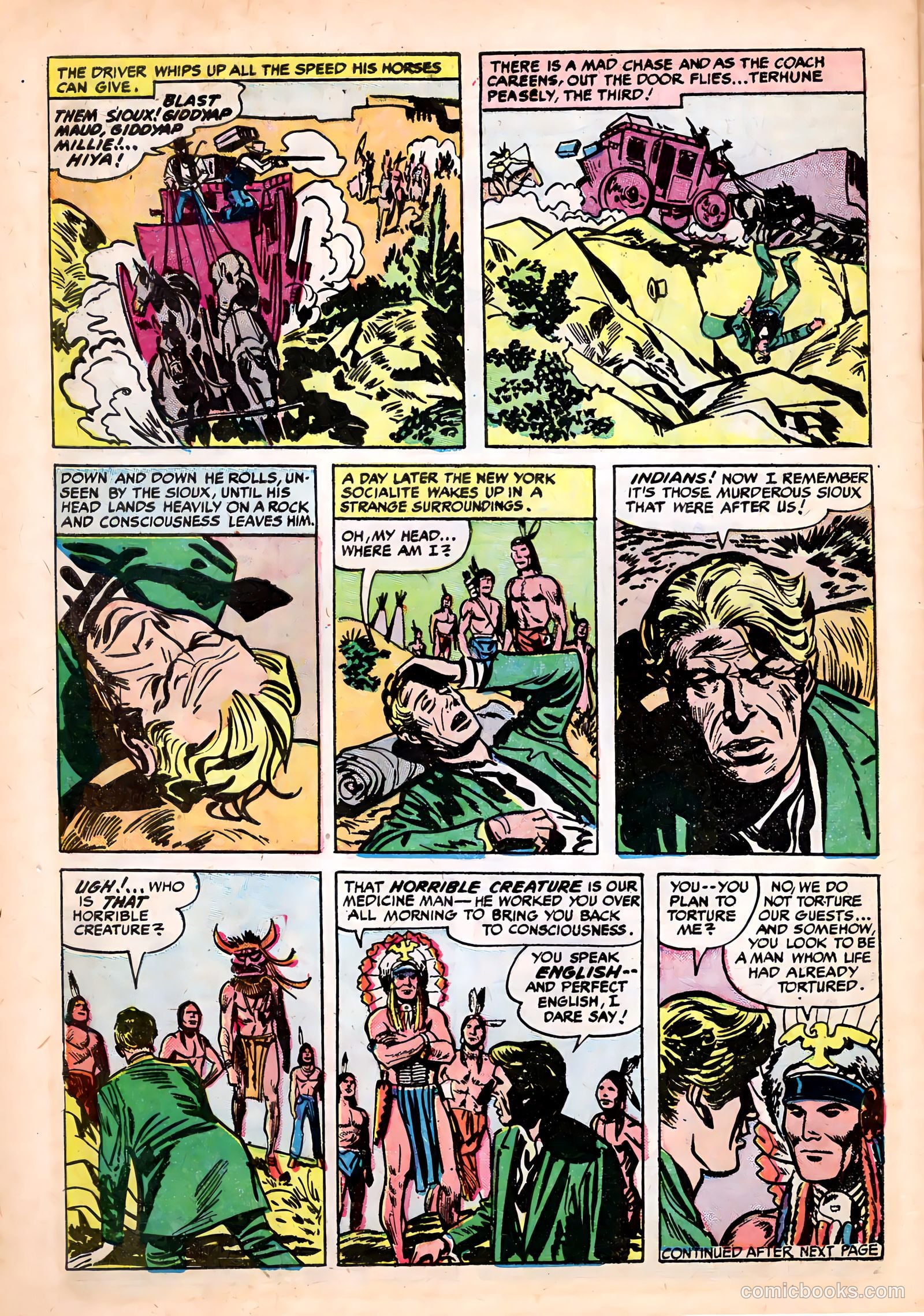 Prize Comics Western #112 (1950) — page 28 of 36
