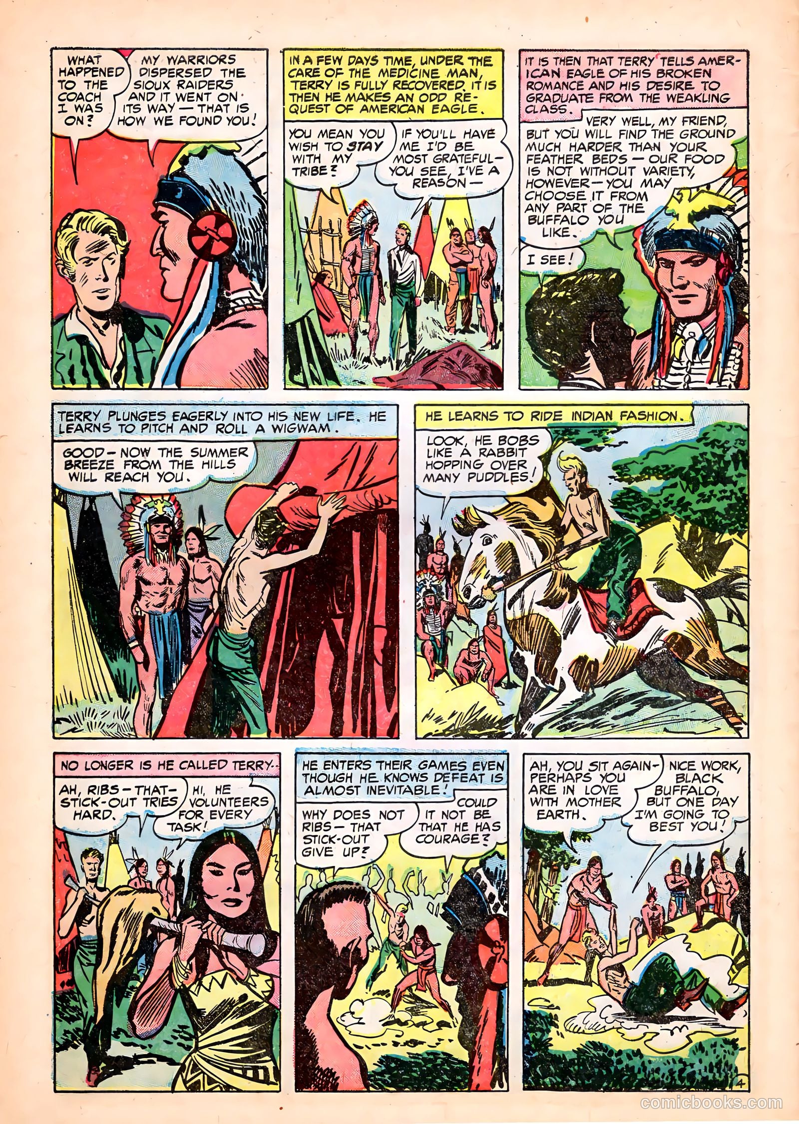 Prize Comics Western #112 (1950) — page 30 of 36