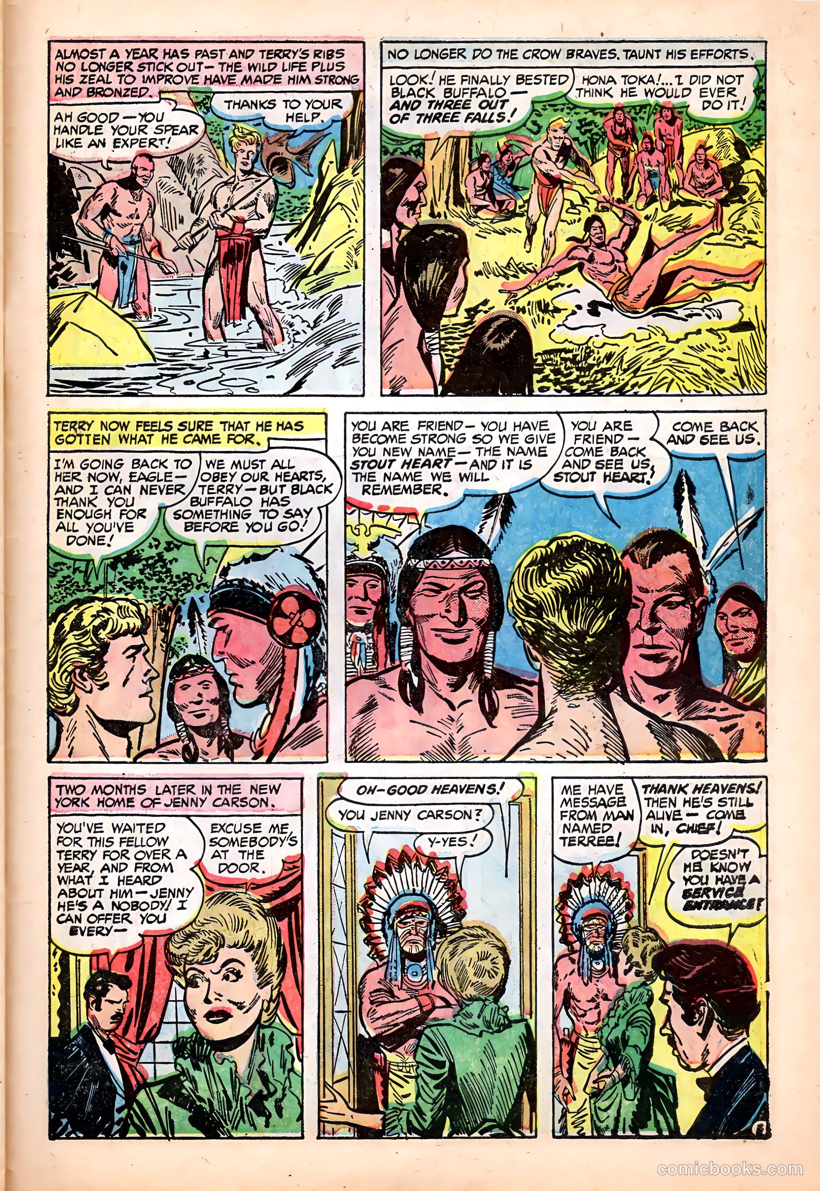 Prize Comics Western #112 (1950) — page 31 of 36