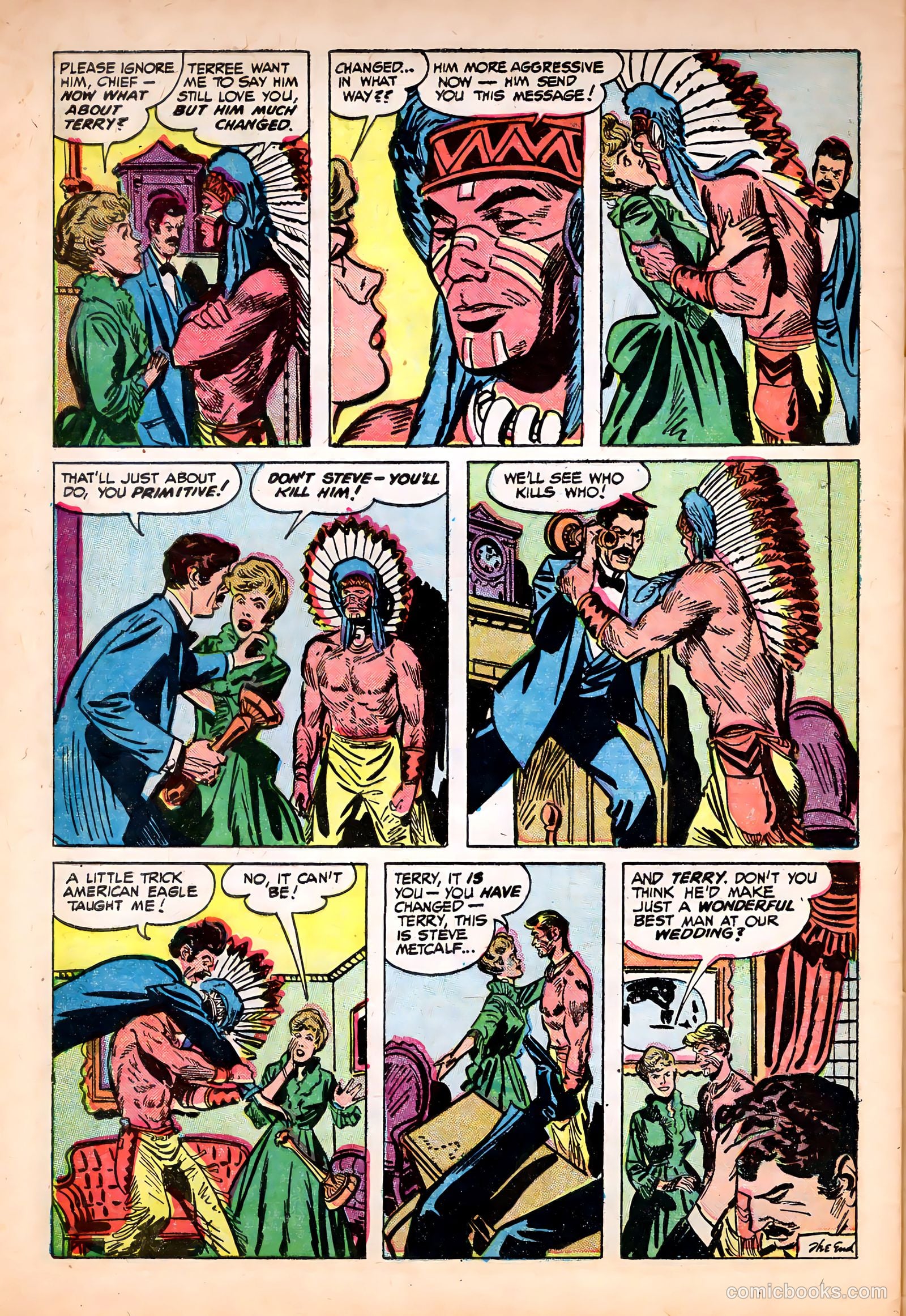Prize Comics Western #112 (1950) — page 32 of 36